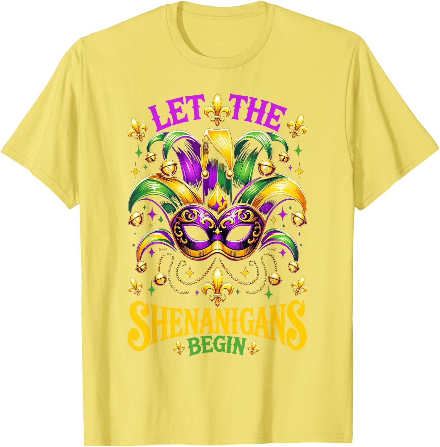 Let The Shenanigans Begin Mardi Gras T-Shirt for Kids and Adults - 20