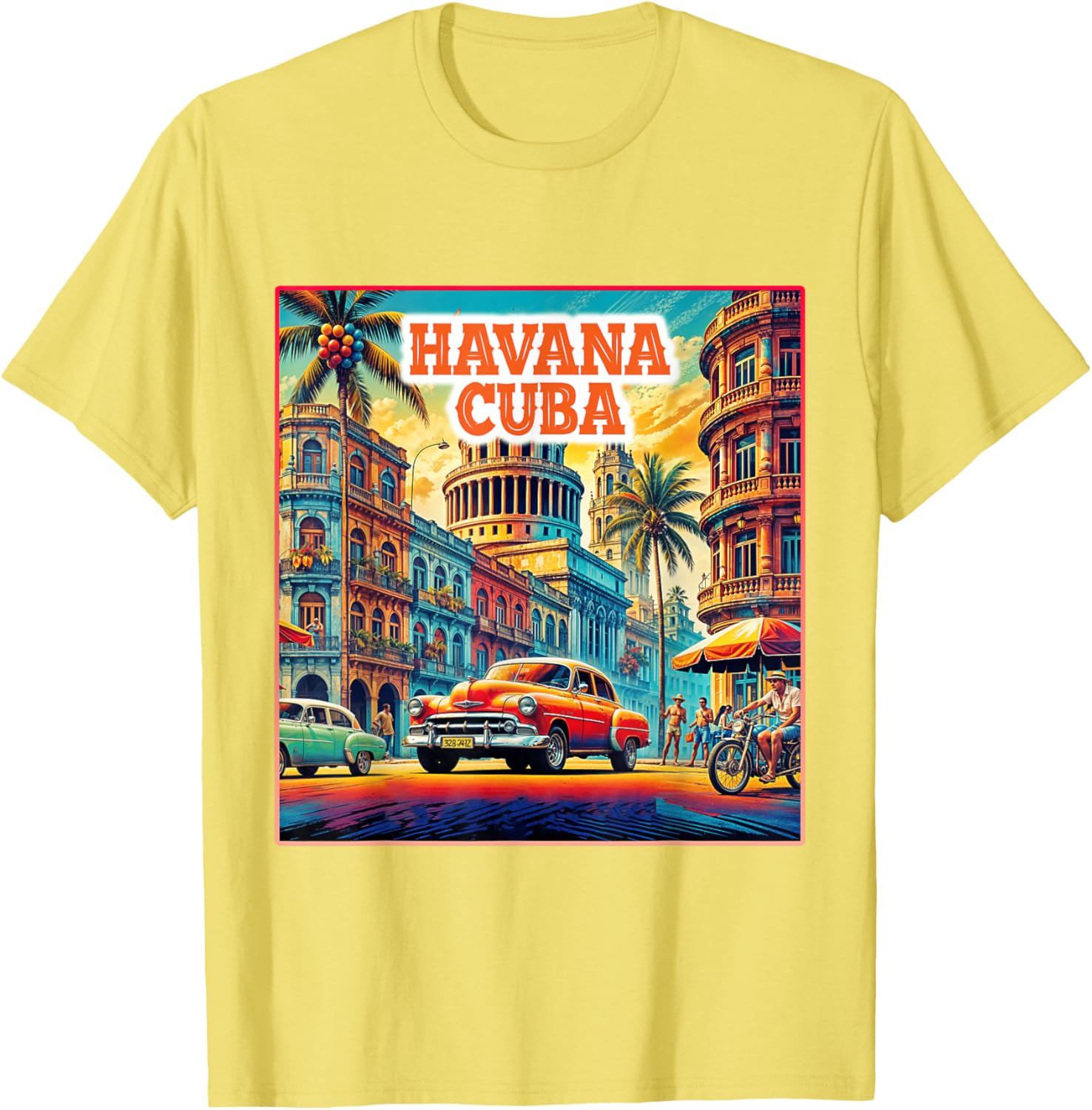 Vintage Havana Cuba Family Trip T-Shirt - Retro Tourist Tee for Fun Adventures - 24