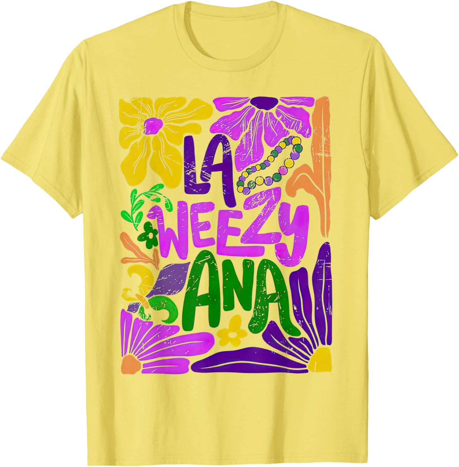 Boho LA WEEZY ANA Mardi Gras Coquette Bow T-Shirt for Carnival Fun - 6