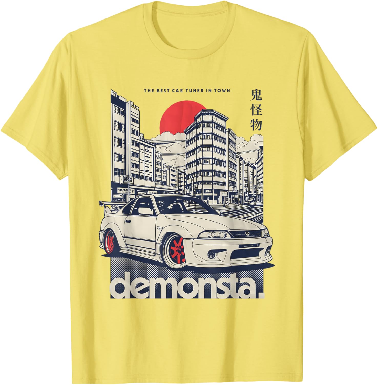 JDM Tokyo Japan Drift Race Car Tuning Retro Vintage T-Shirt for Gearheads - 1