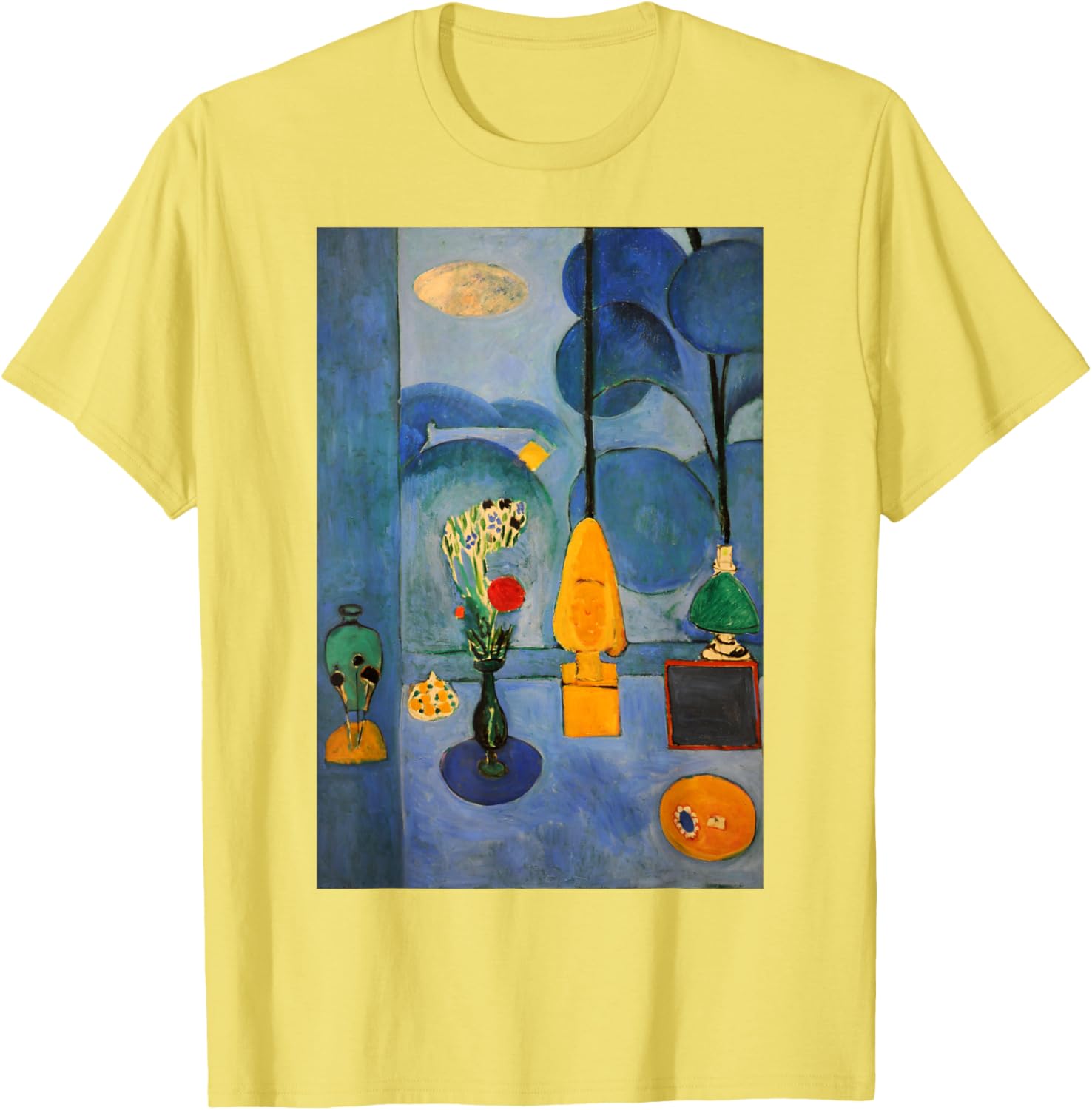 Matisse Blue Window T-Shirt – Stylish Art-Inspired Clothing for All - 3