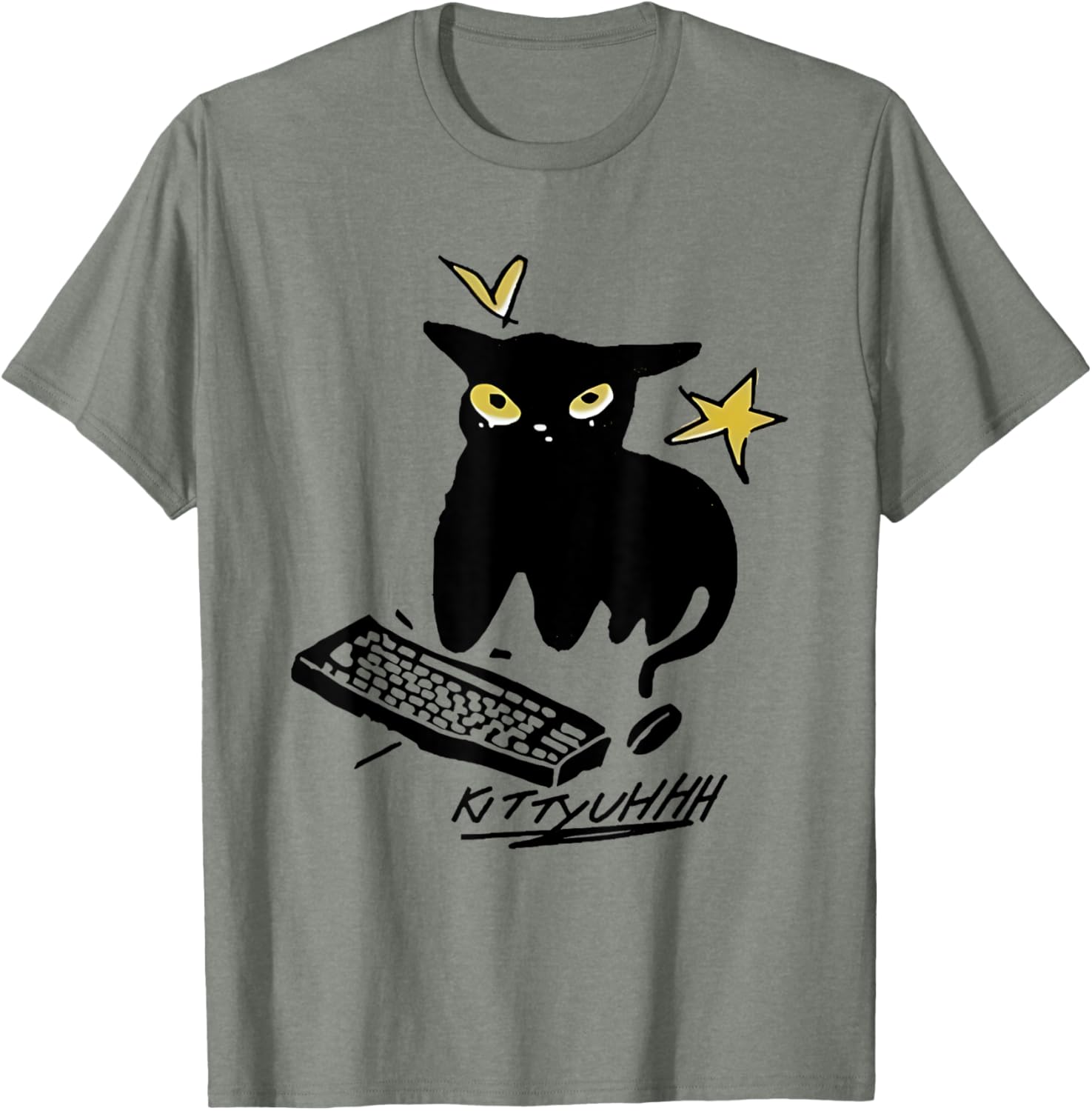 Kittyuhhh Funny T-Shirt for Men and Women - Cute and Quirky Design - 3
