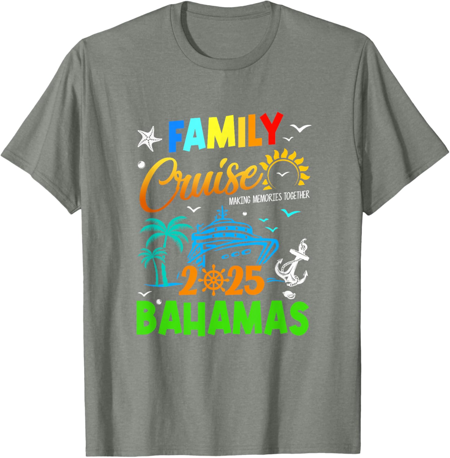 Matching Family Cruise T-Shirts for Bahamas 2025 Adventure Squad - 5