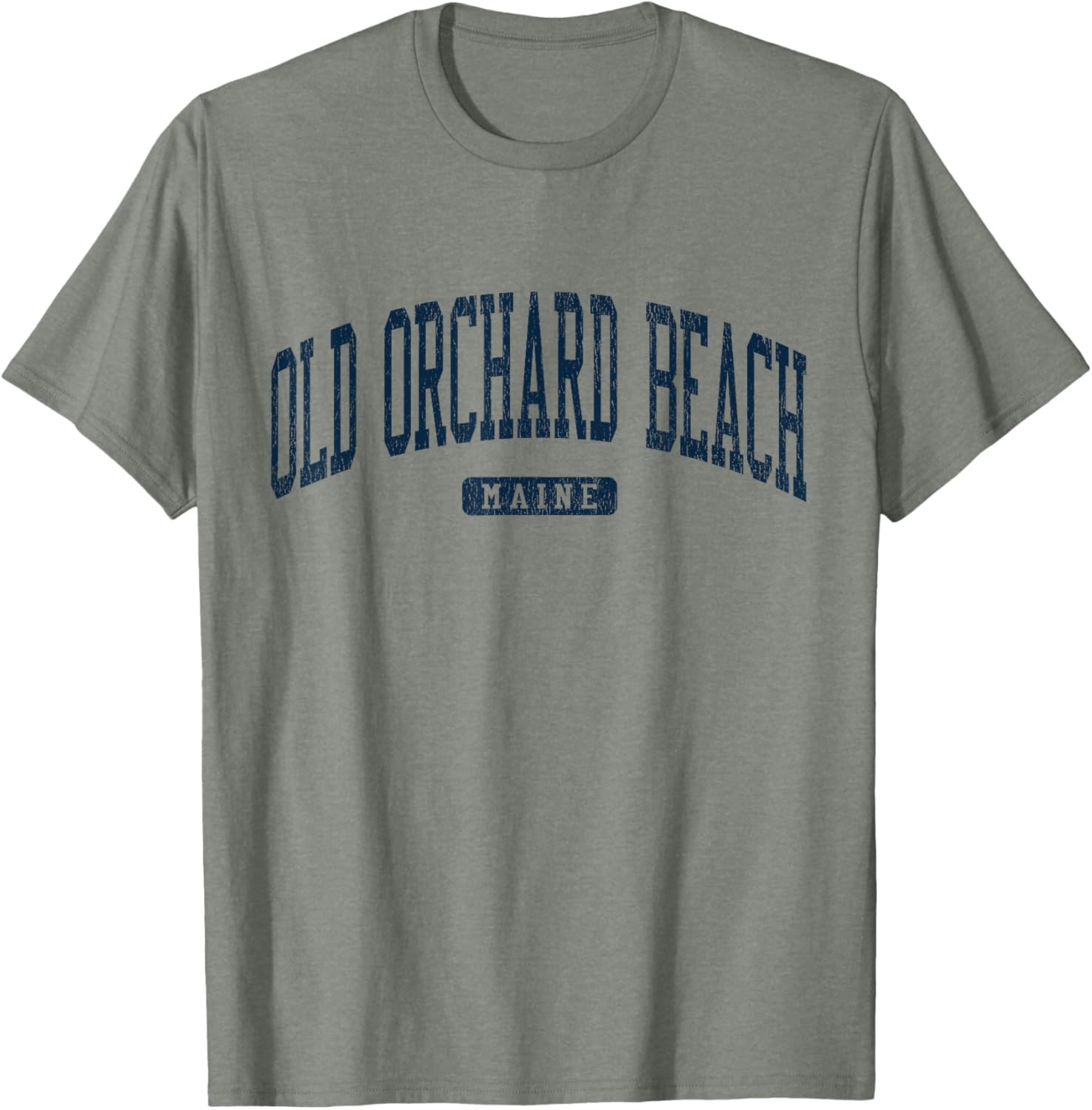 Old Orchard Beach Maine College Style Blue T-Shirt for Casual Wear - 9