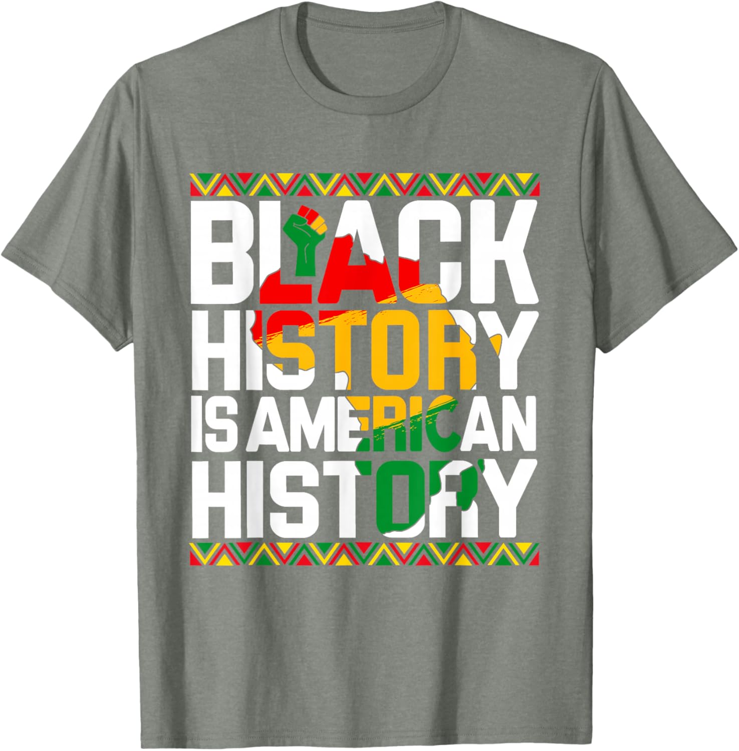 Black History is American History T-Shirt for Melanin Pride and Unity - 6