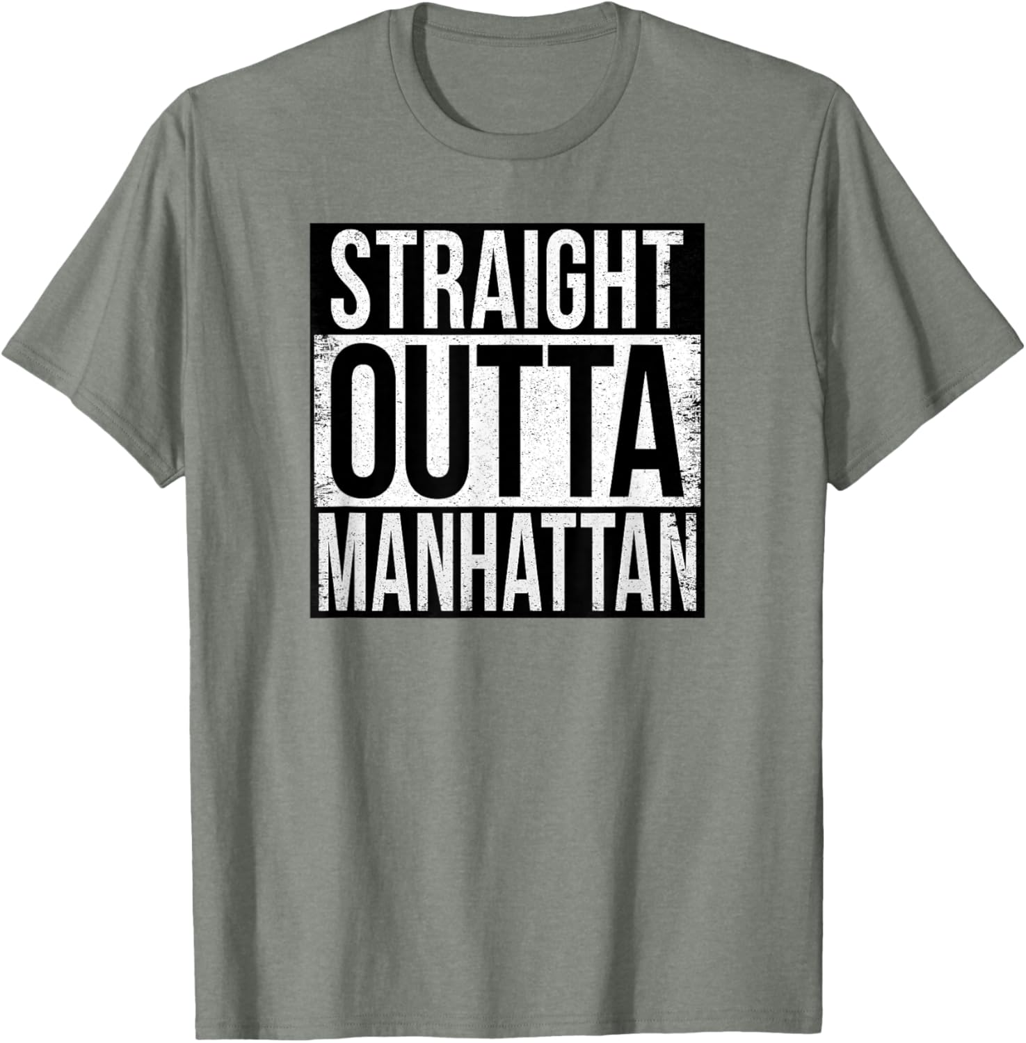 Straight Outta Manhattan T-Shirt for Fun Fashion and City Vibes - 8