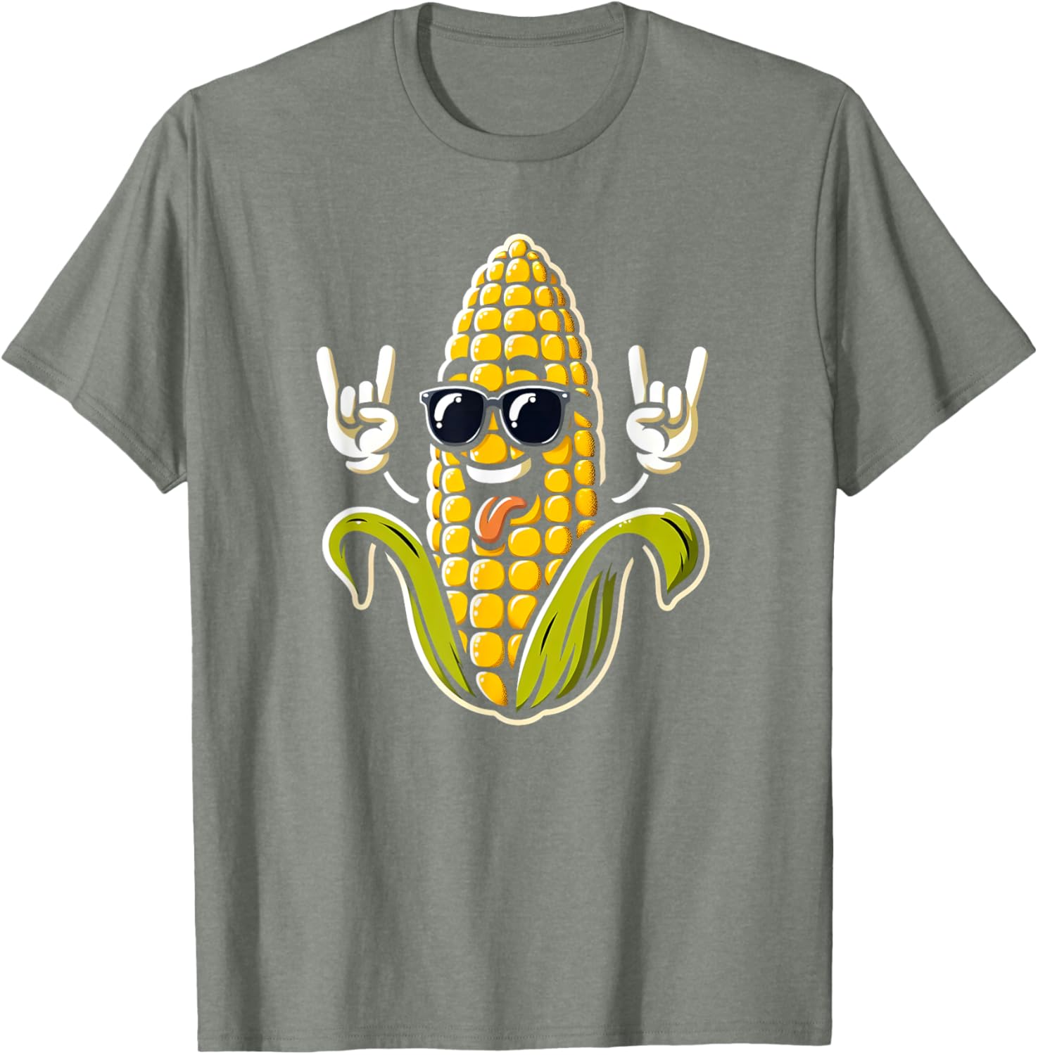 Rock On Corn Sweet Corn Lover T-Shirt for Fun Summer Style - 12