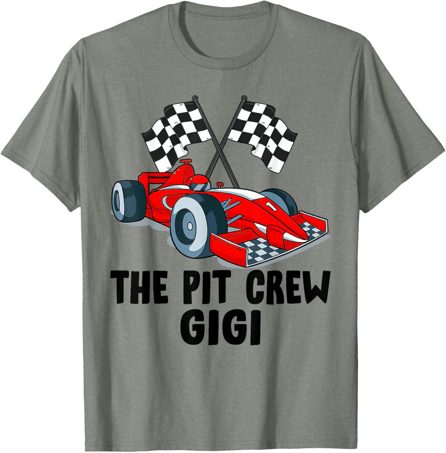 Gigi Pit Crew Race Car Birthday Party Family T-Shirt for Racing Fans - 13