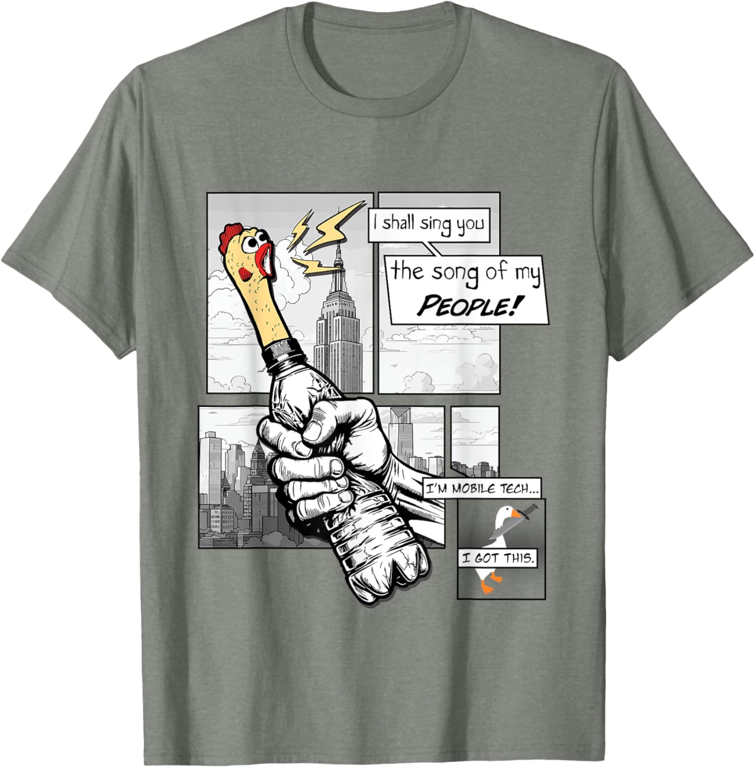 The Song of My People 2025 Mobile Tech T-Shirt for Trendy Comfort - 4