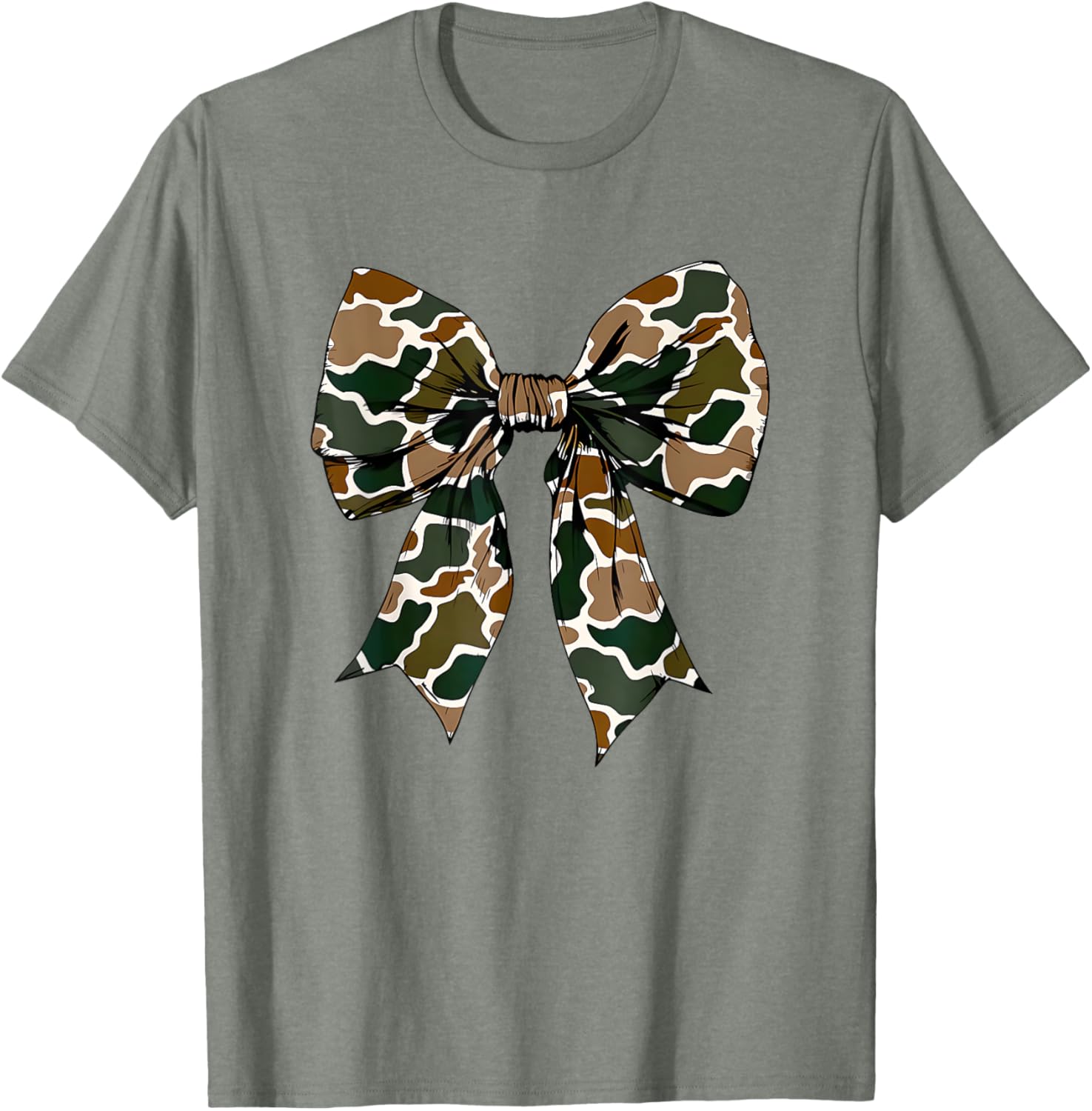 Camo Bow Coquette Duck Hunting T-Shirt for Stylish Outdoor Enthusiasts - 28