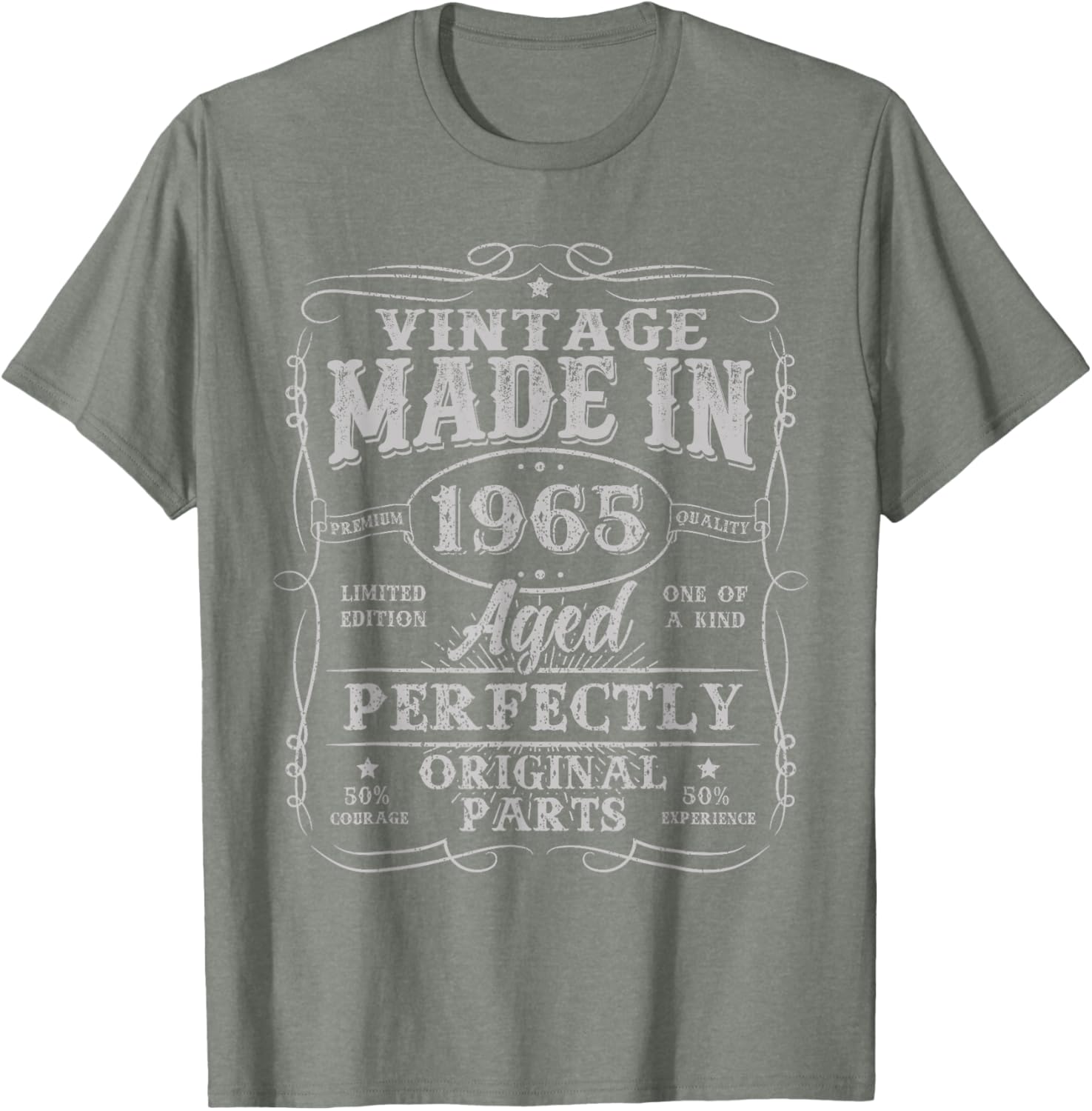 60 Years Old Vintage 1965 Birthday T-Shirt for Men Classic Style - 13