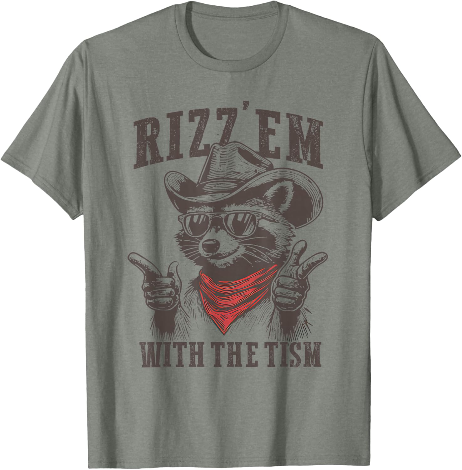 Funny Autism Raccoon T-Shirt with Meme Style Humor for All Ages - 3