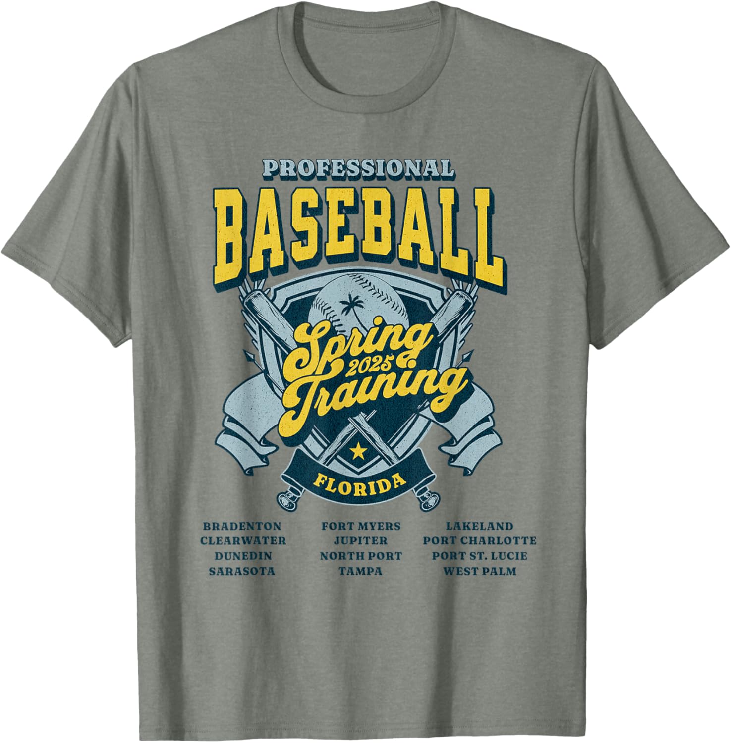 Professional Baseball Spring Training 2025 T-Shirt for Florida Fans - 2