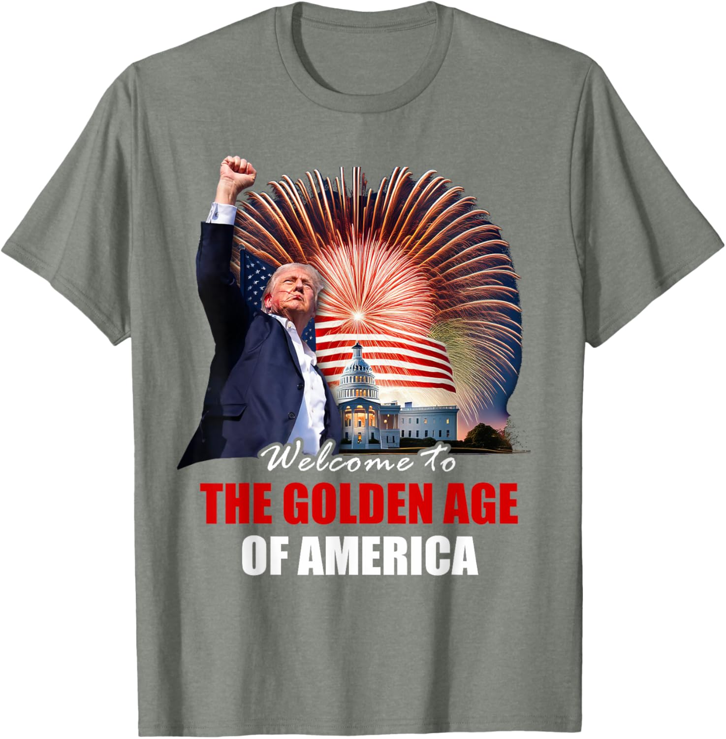 Welcome To The Golden Age of America Trump Inauguration 2025 T-Shirt - 2