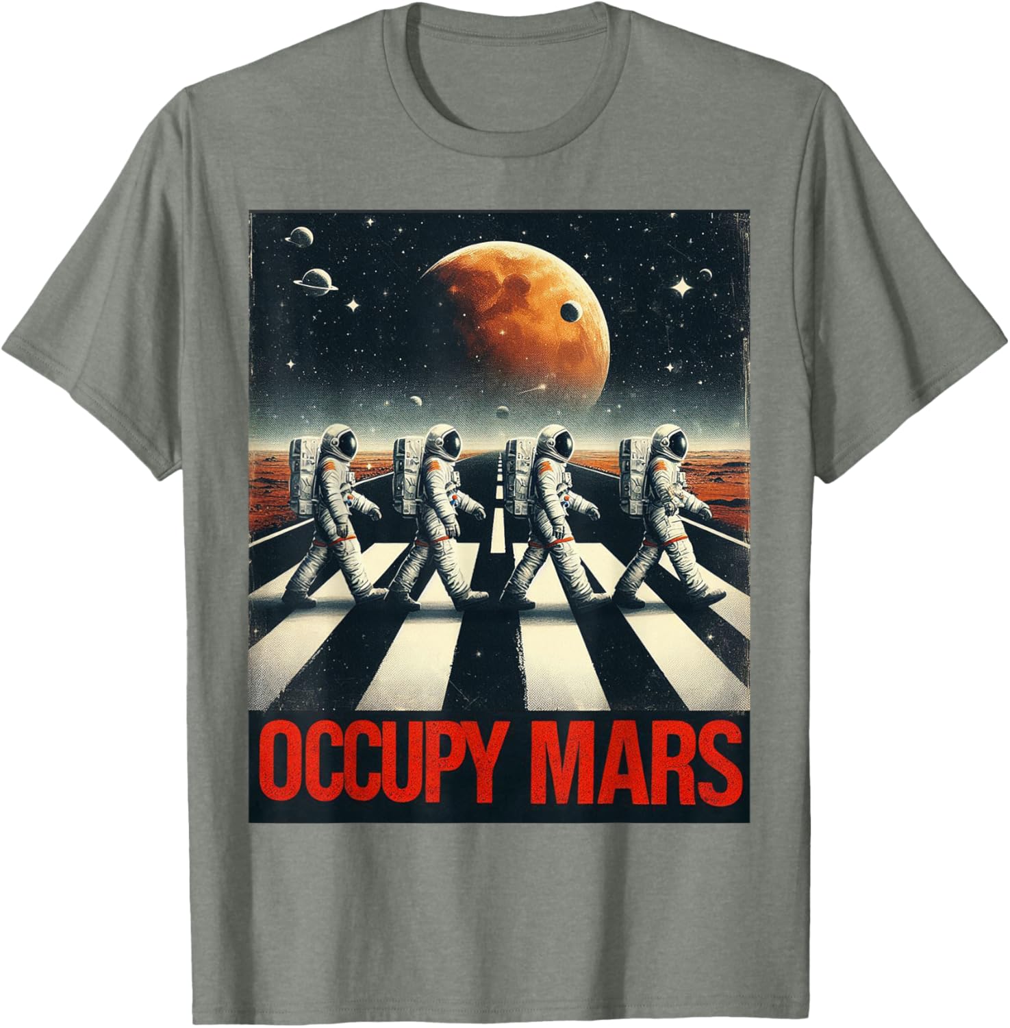 Astronauts Walking on Mars T-Shirt Perfect for Space Lovers and Adventurers - 15