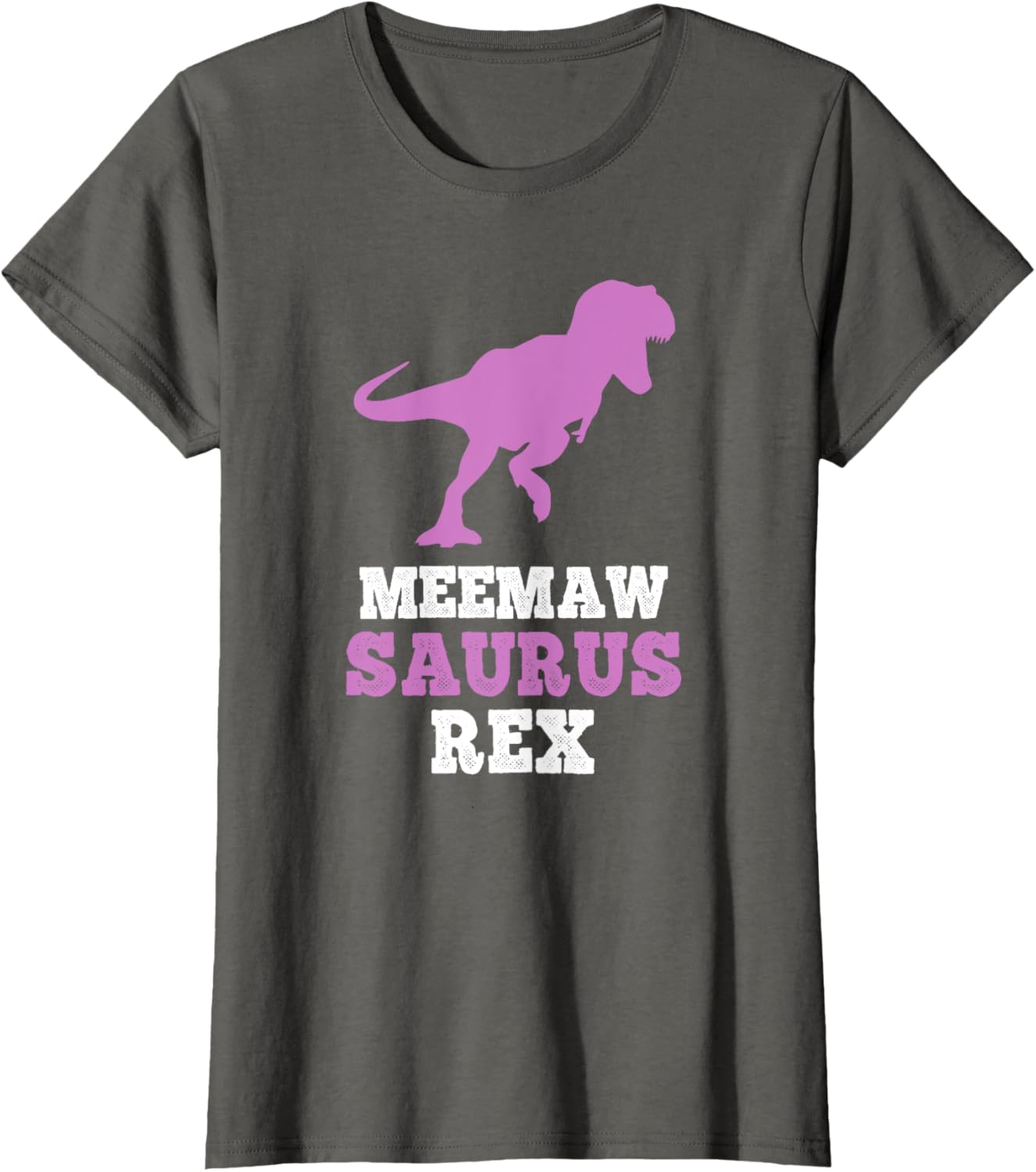 Funny Meemaw-Saurus Rex Dinosaur T-Shirt for Proud Grandmothers - 1