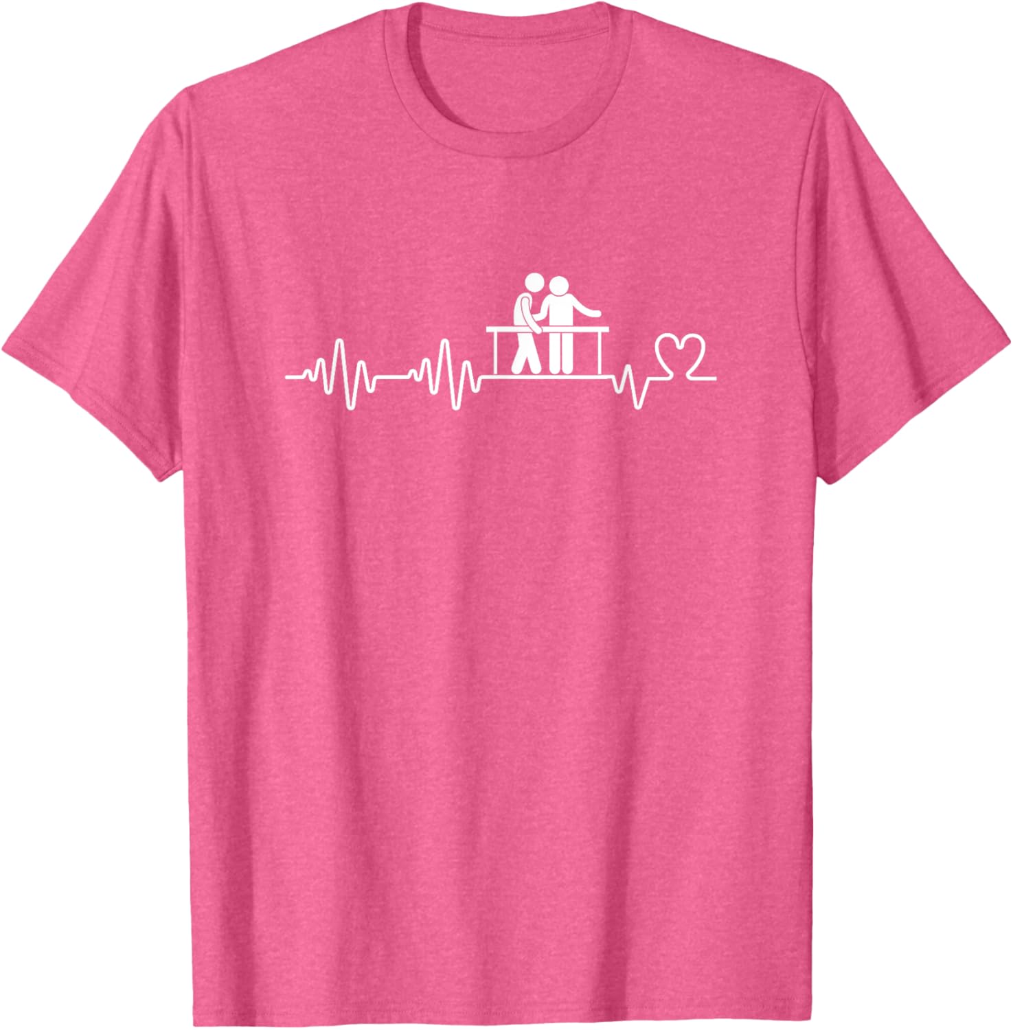 Funny Physical Therapist Heartbeat Man T-Shirt for Therapy Lovers - 14