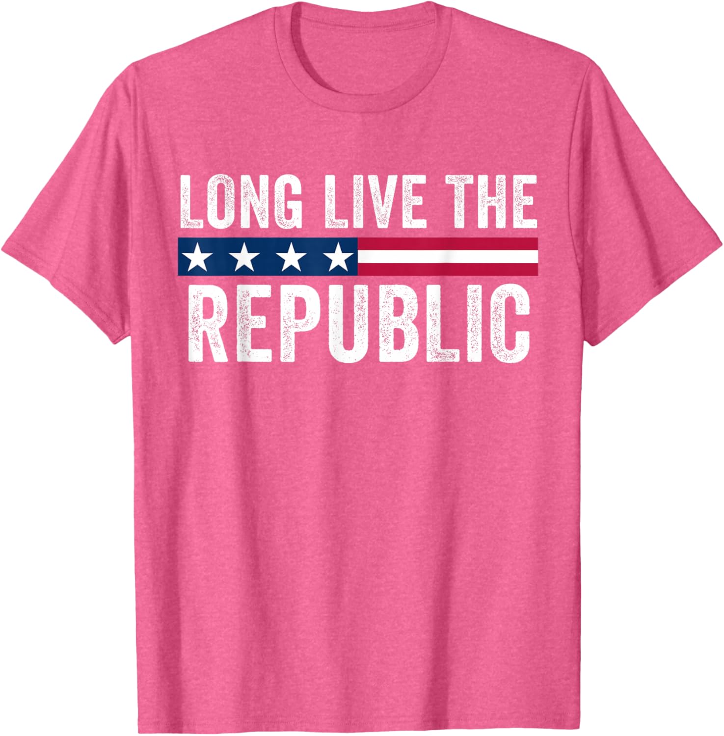 Long Live the Republic American Flag T-Shirt for Patriotic Style - 21