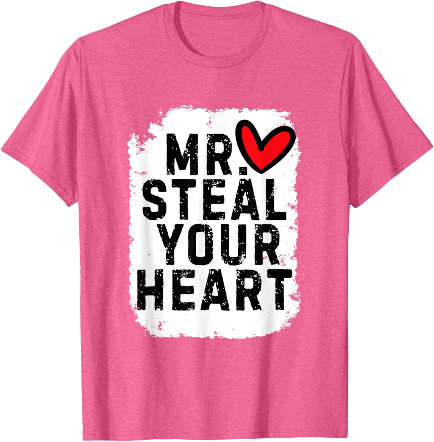 Mr Steal Your Heart Boys Toddler Valentine's Day T-Shirt for Kids - 13