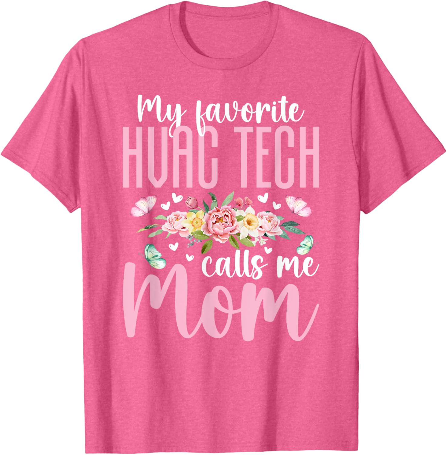 Proud HVAC Tech Mom T-Shirt for Moms of HVAC Technicians - Stylish Comfort - 4