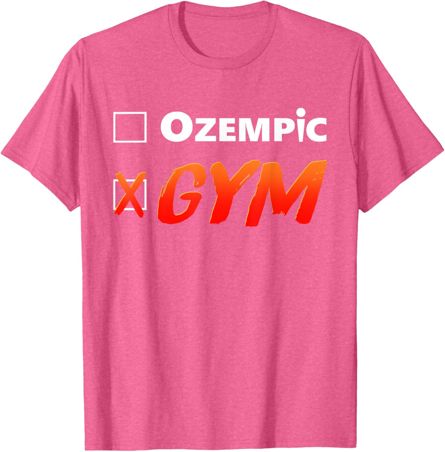 Funny Ozempic Gym T-Shirt for Fitness Lovers - Unique Design Apparel - 17