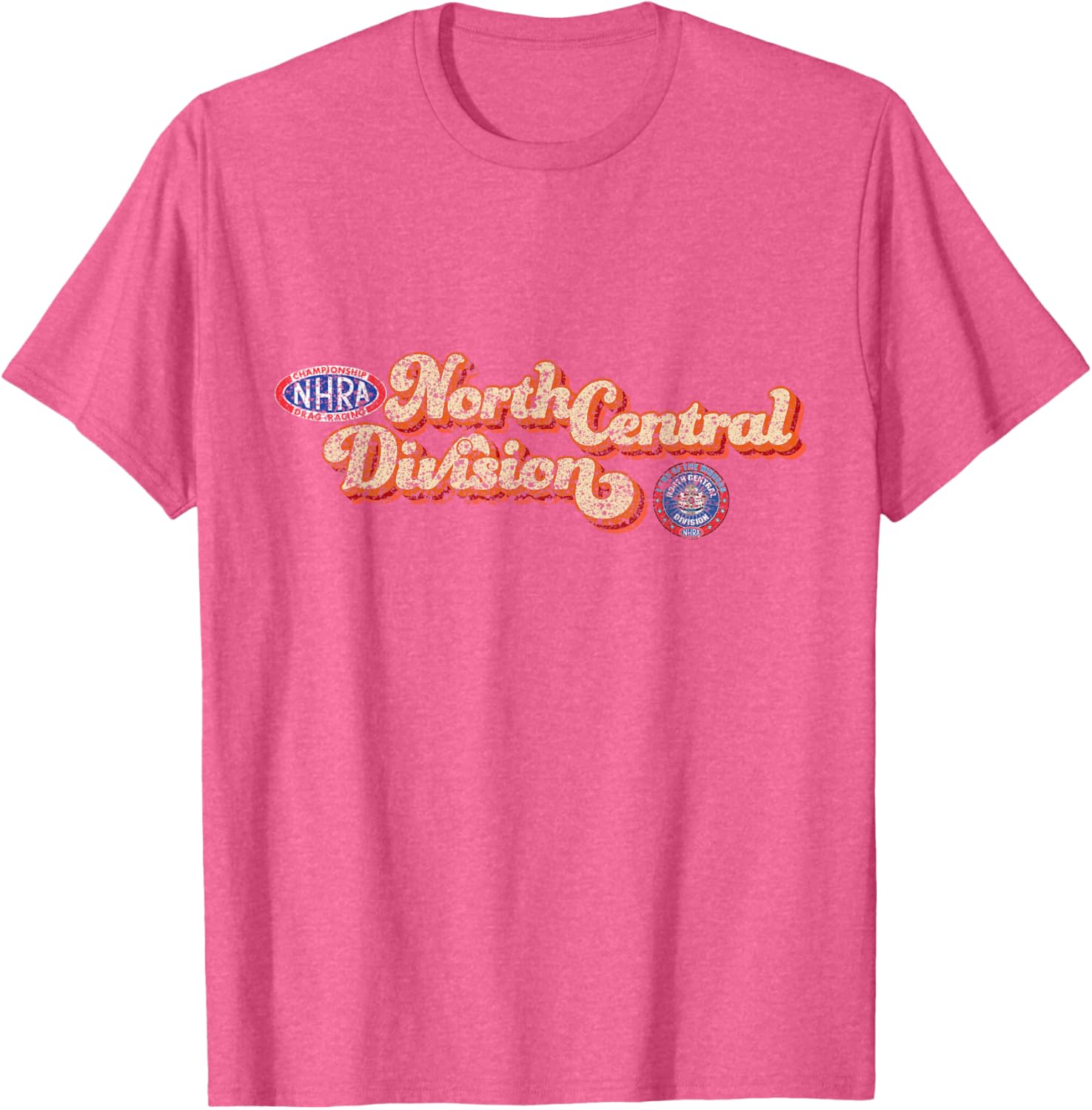 Vintage NHRA North Central Division T-Shirt for Racing Fans - 11