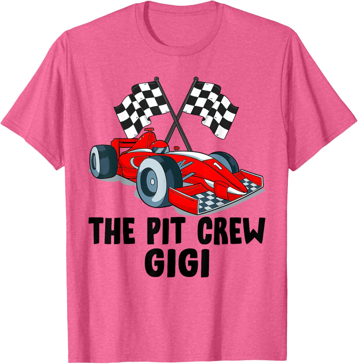 Gigi Pit Crew Race Car Birthday Party Family T-Shirt for Racing Fans - 5