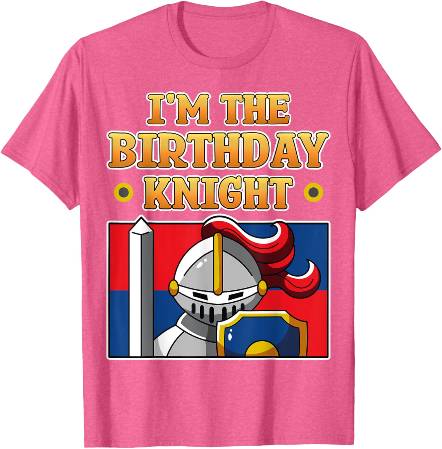 I'm The Birthday Knight Kids Medieval Armor T-Shirt for Fun Parties - 9