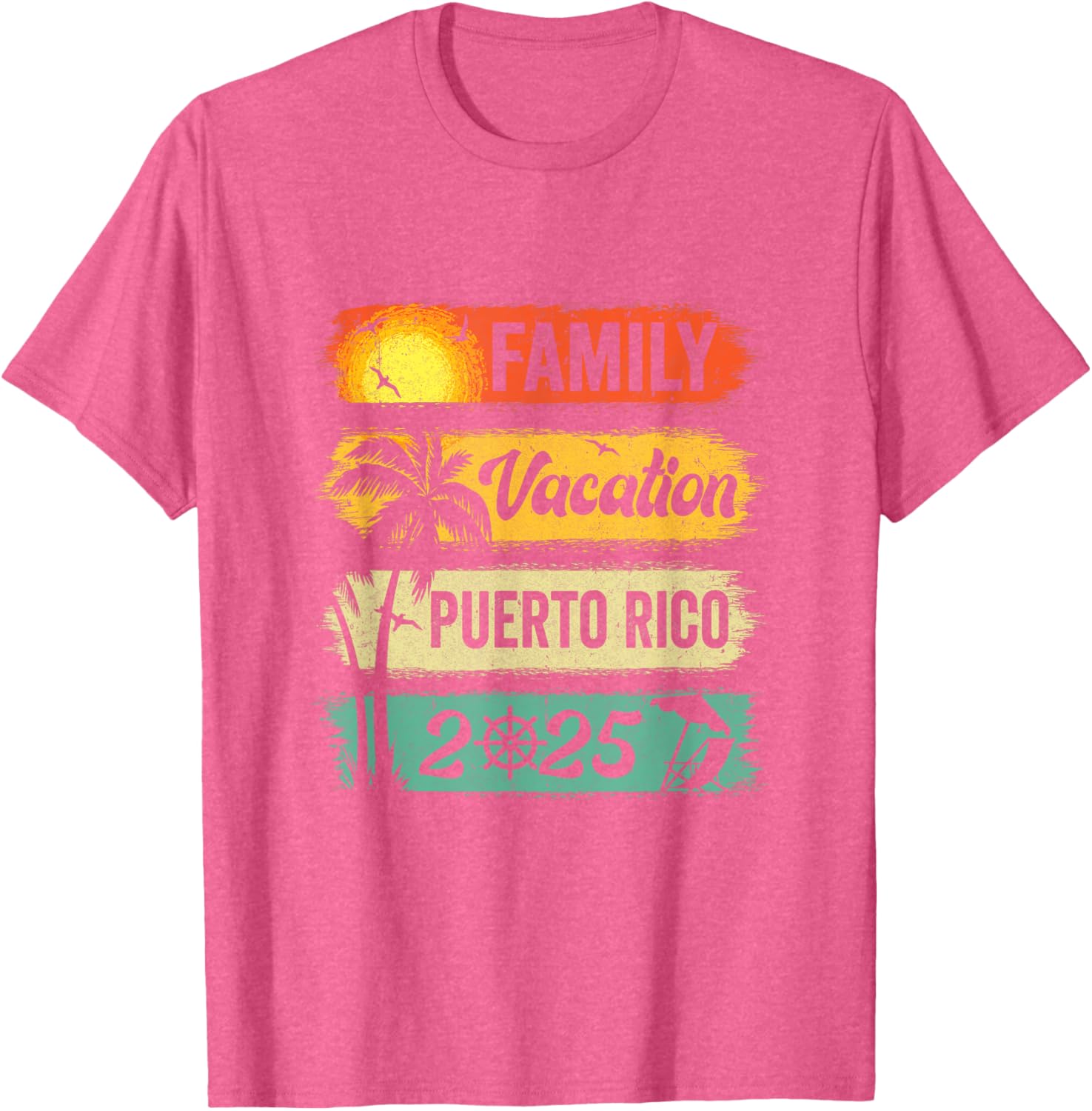 Funny Matching Family T-Shirt for Puerto Rico Vacation 2025 Fun Gear - 1