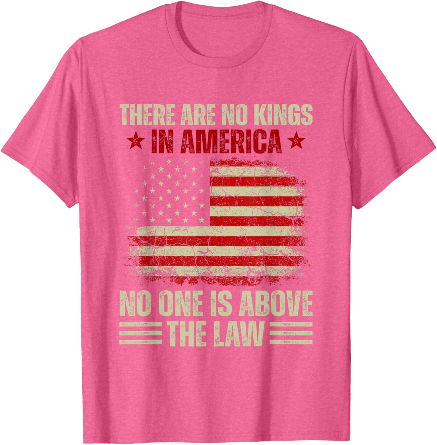No Kings In America T-Shirt – Law and Justice Graphic Tee for Everyone - 5