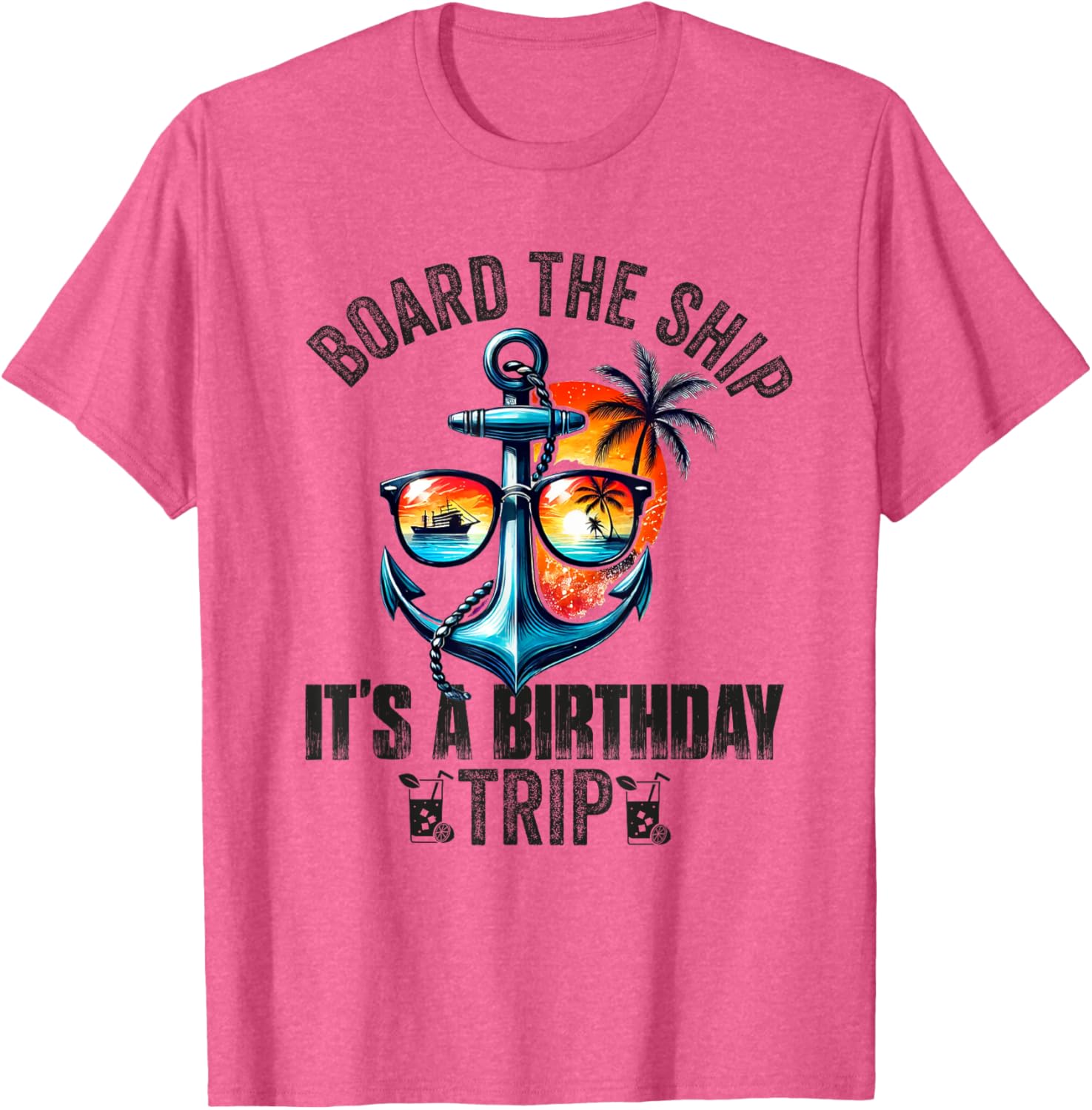 Cruise Birthday Trip T-Shirt for Fun Celebrations on the Open Seas - 1