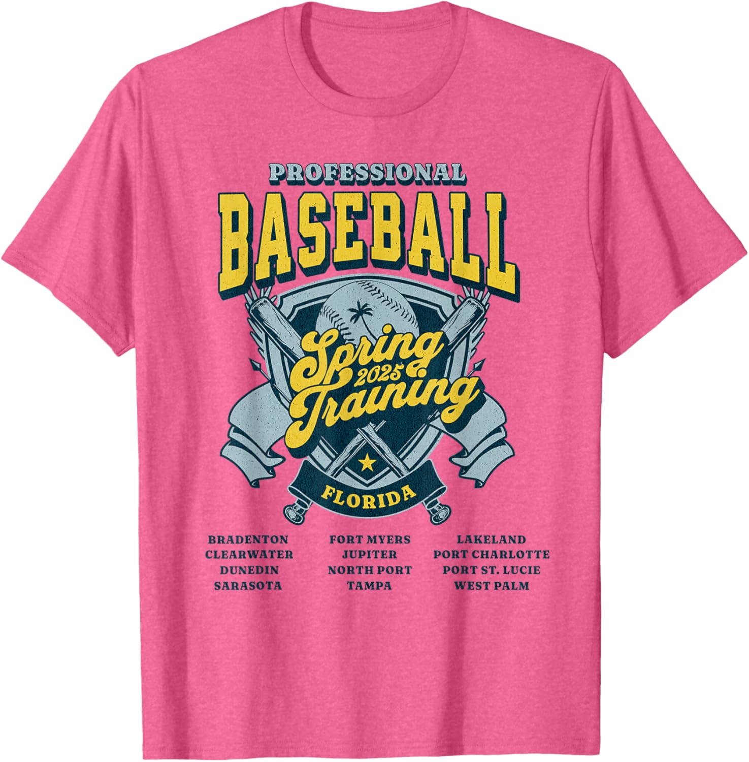 Professional Baseball Spring Training 2025 T-Shirt for Florida Fans - 9