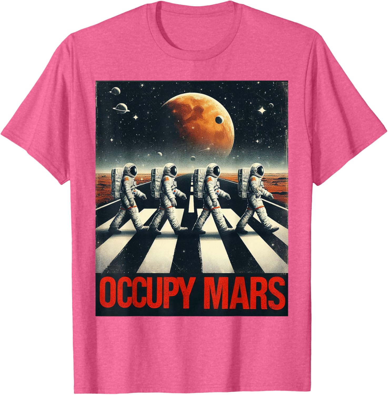 Astronauts Walking on Mars T-Shirt Perfect for Space Lovers and Adventurers - 19