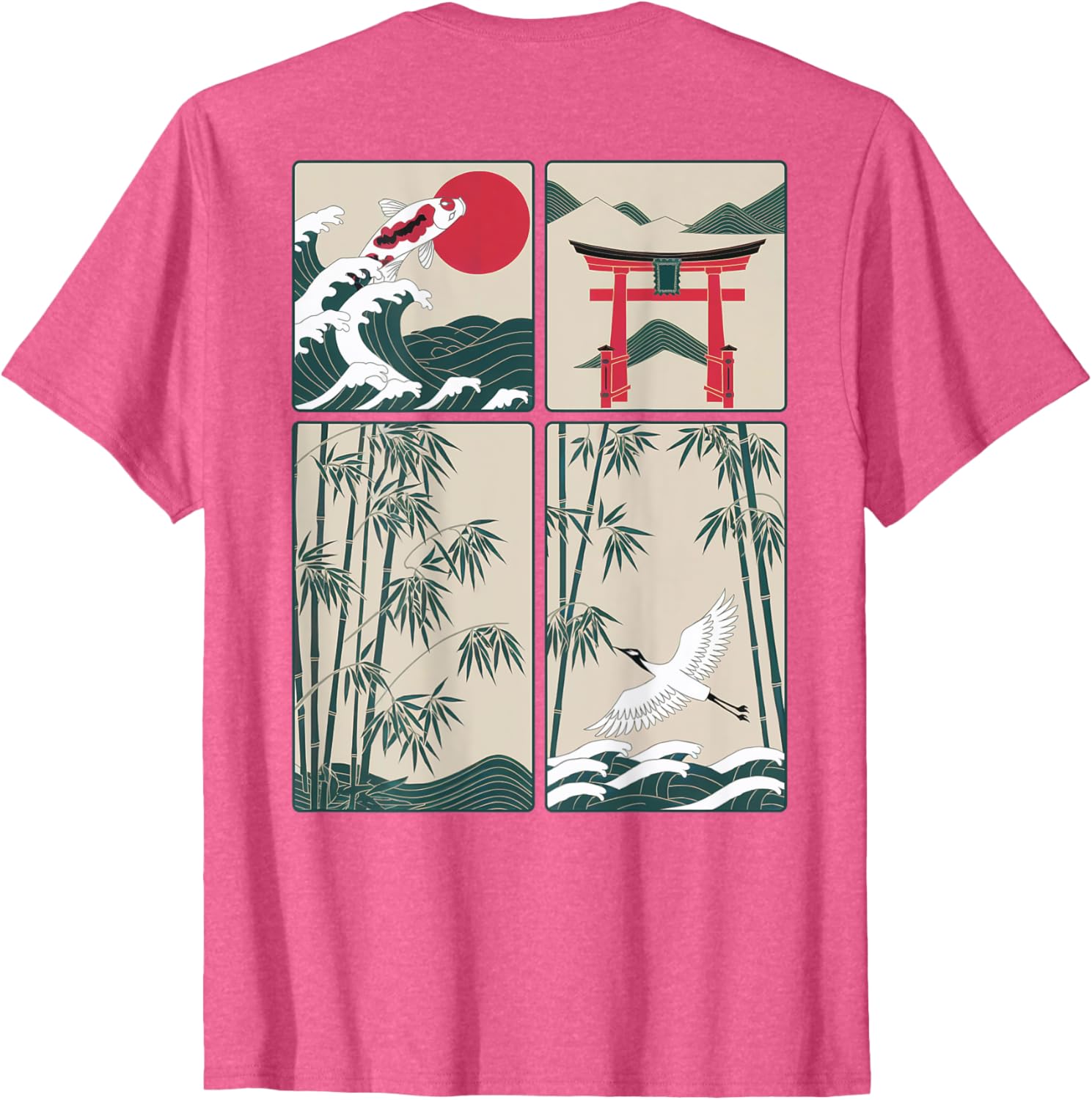 Japanese Koi Fish Great Wave Kanagawa T-Shirt for Stylish Aquatic Lovers - 3