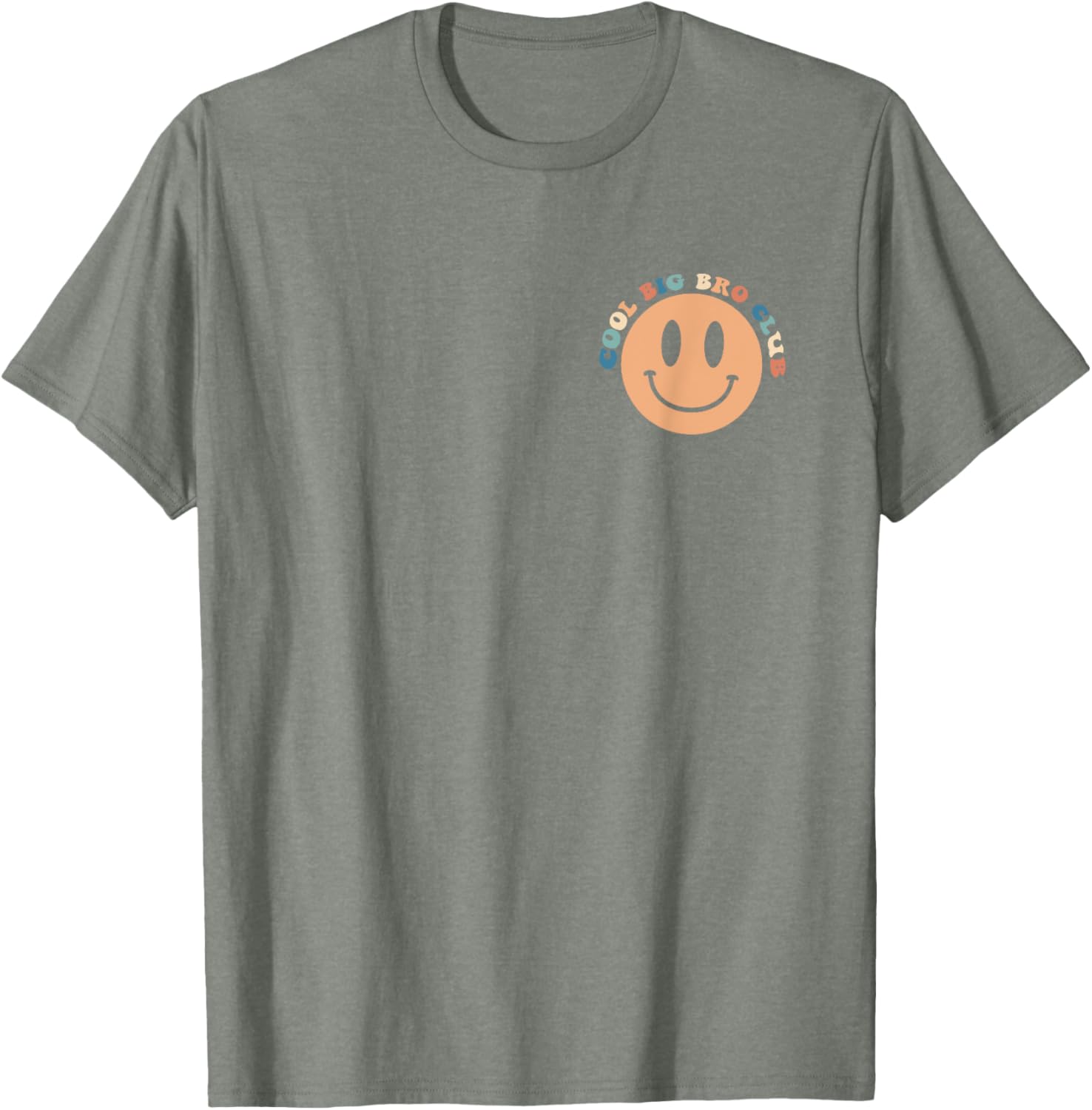 Cool Big Brother Club Groovy Leveling Up T-Shirt for Fun Siblings - 21