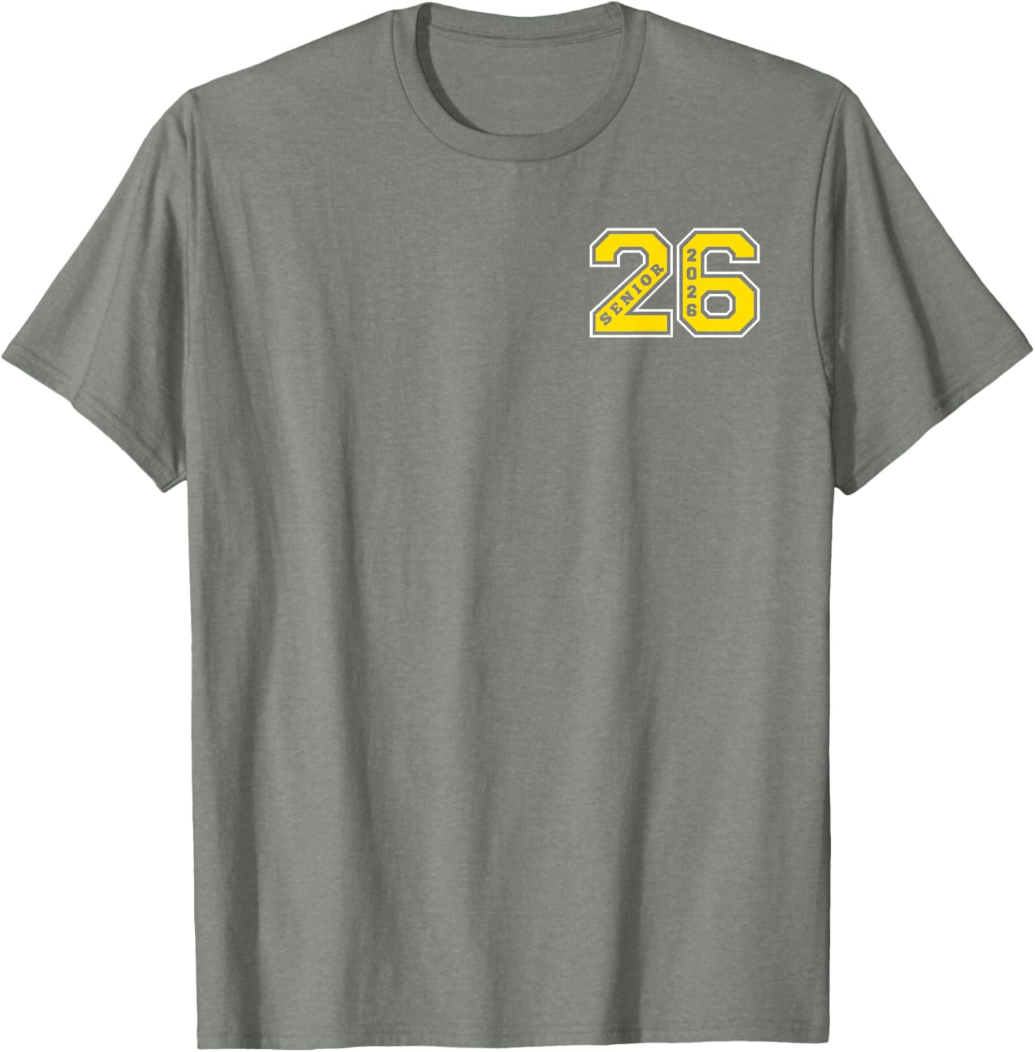 Proud Dad 2026 Senior Gold T-Shirt for Celebrating Graduation Day - 19