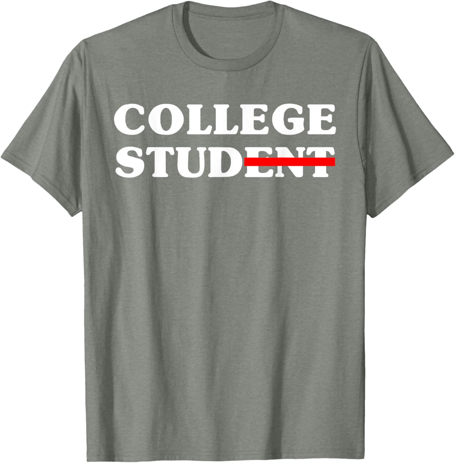 Funny College Student Novelty Tee 2025 Gift for Campus Life - 11