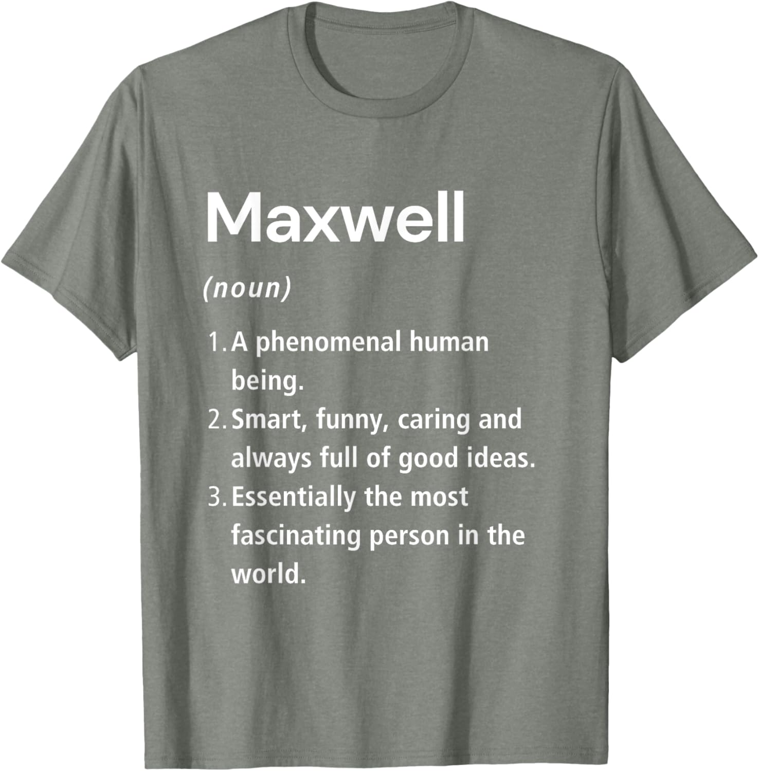 Funny Maxwell Name Definition T-Shirt for Unique Style and Humor - 16