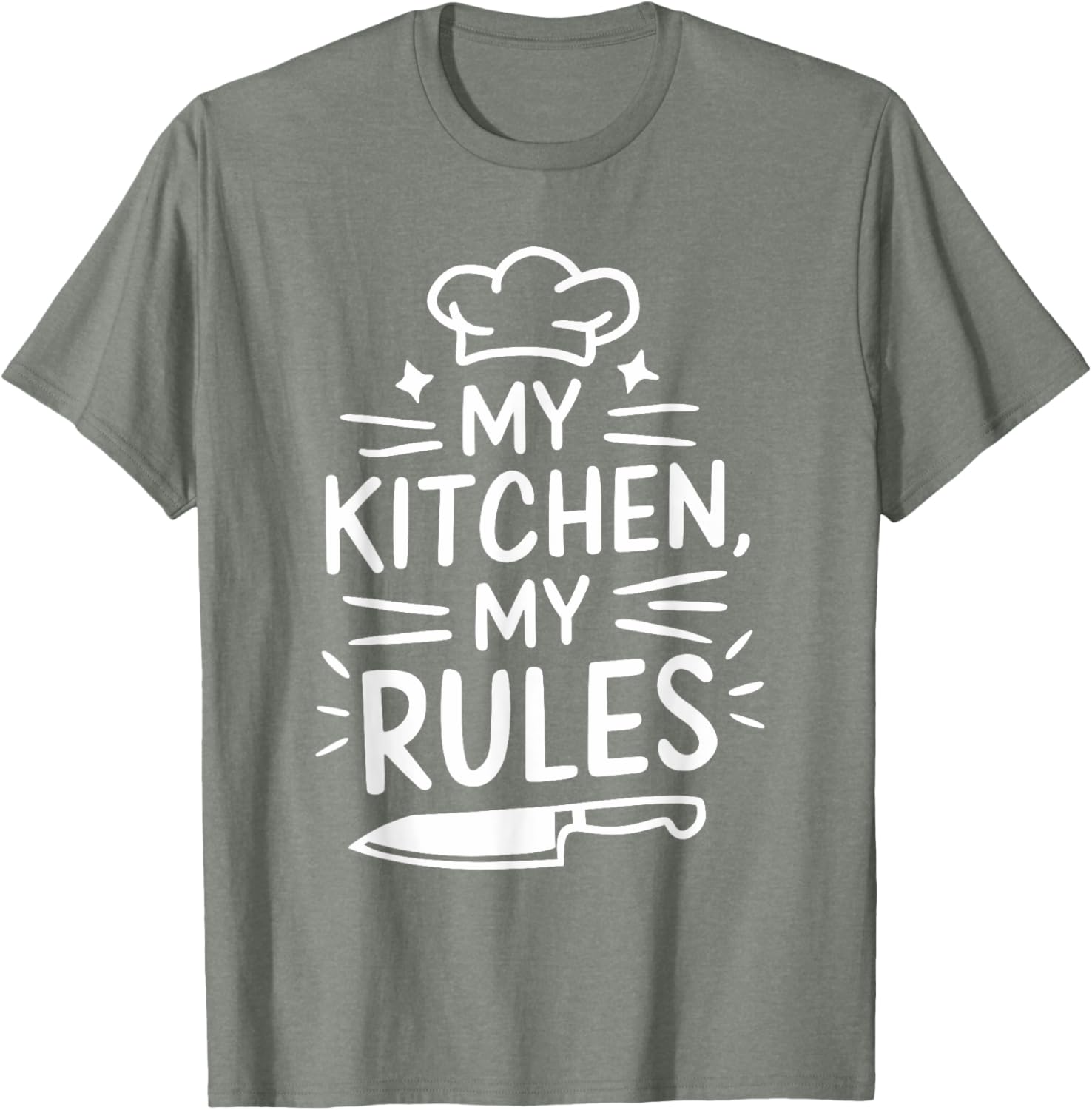 My Kitchen My Rules Chef T-Shirt for Cooking Enthusiasts - 9
