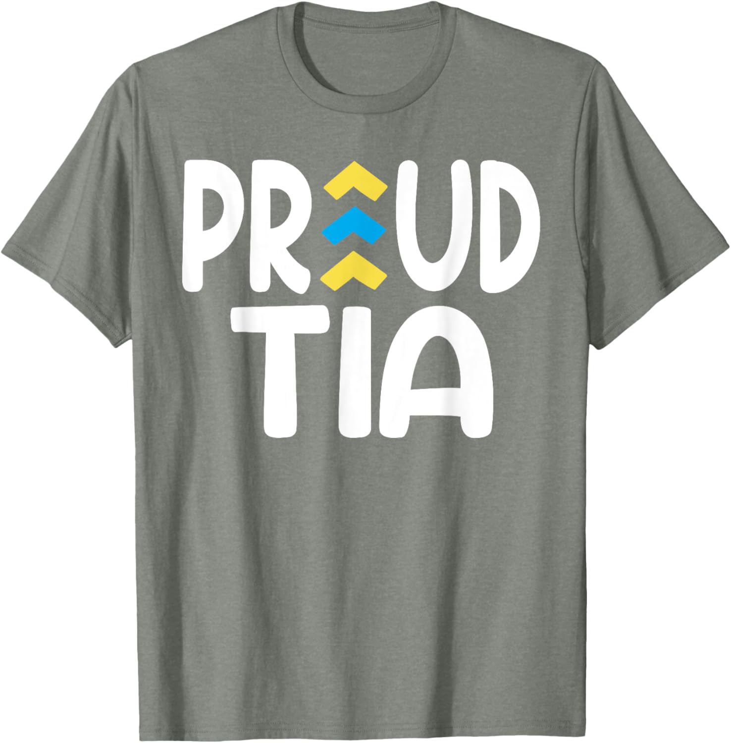 Proud Tia World Down Syndrome Day Awareness Socks and Aunt T-Shirt - 8