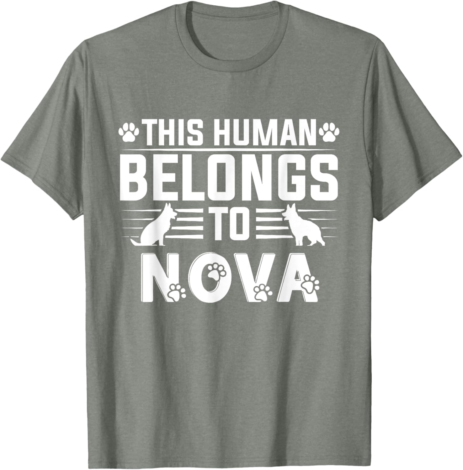 Personalized Nova Dog T-Shirt for Men, Women, Girls, and Kids - 15