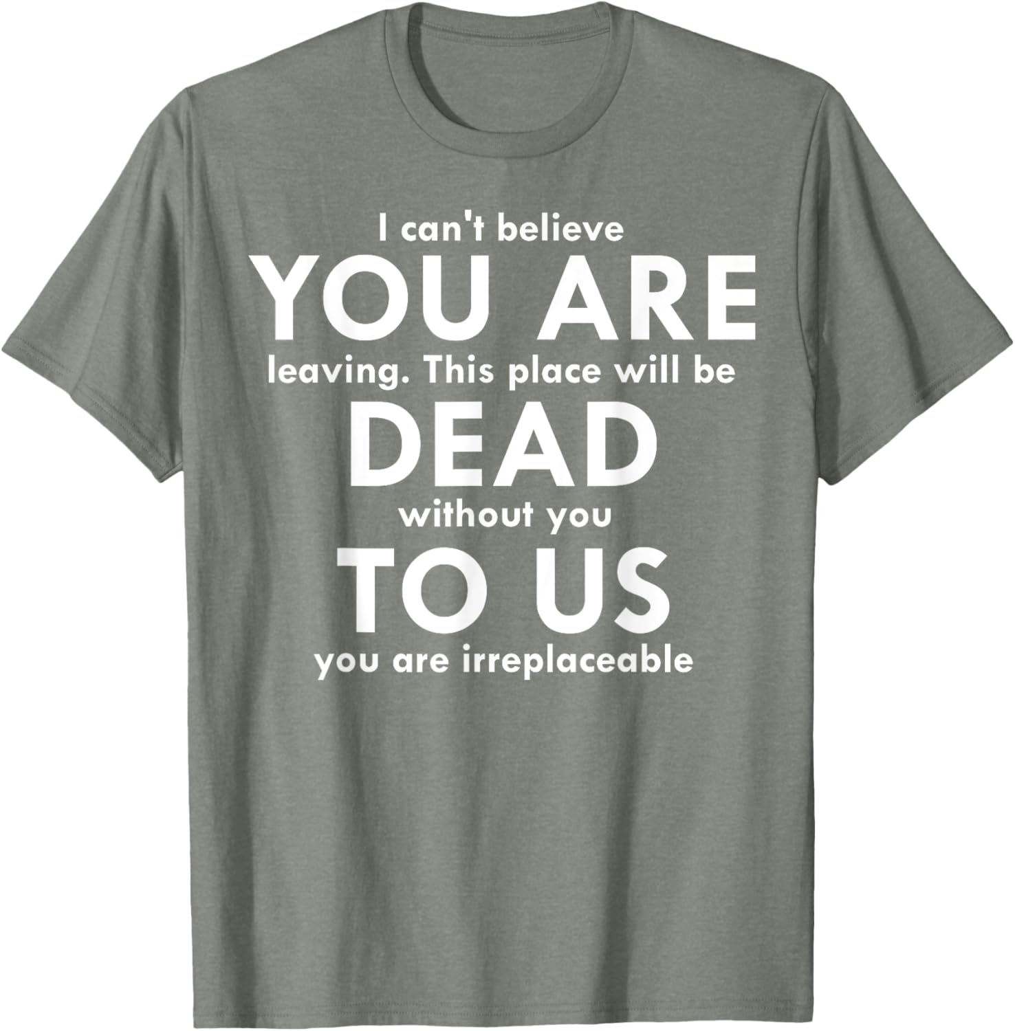 Funny You Are Dead To Us Retired Coworker T-Shirt for Office Humor - 3