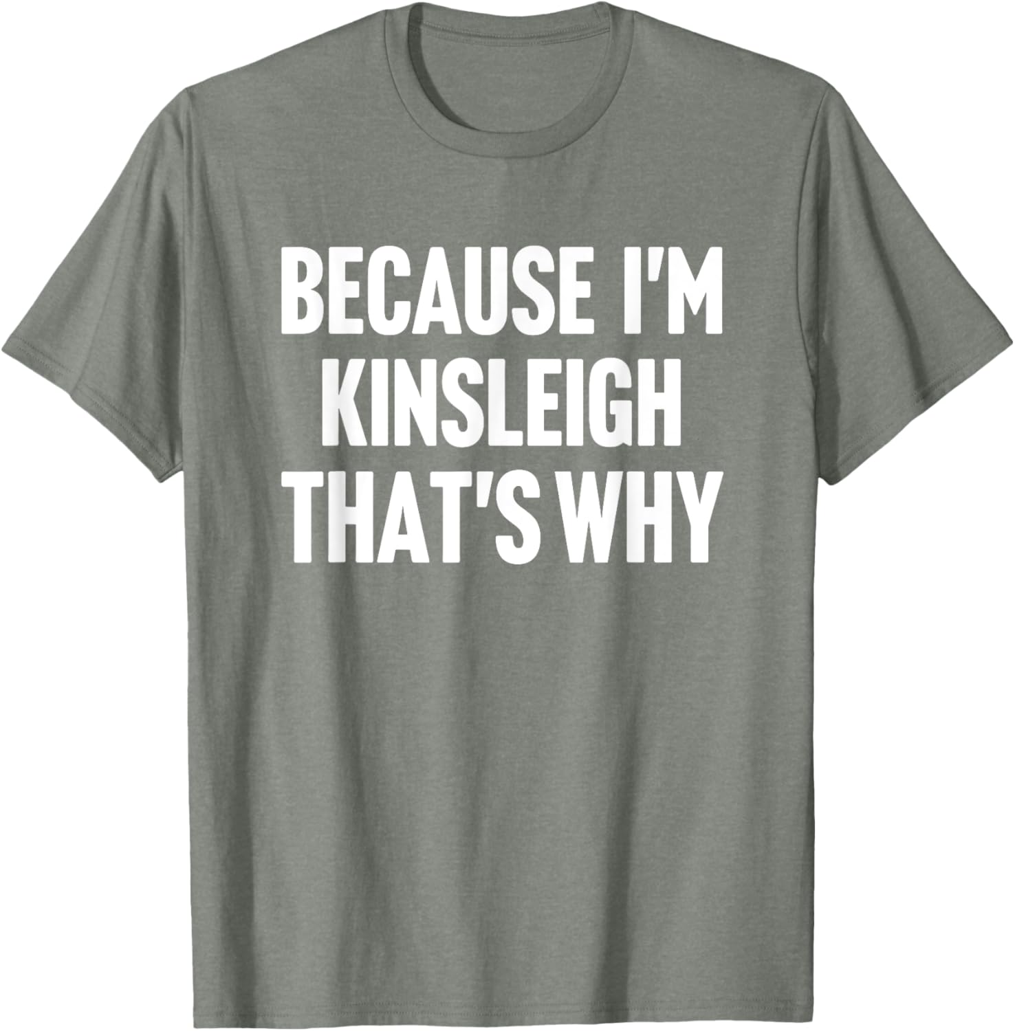 Personalized Kinsleigh Name T-Shirt Fun Custom Clothing for Everyone - 3
