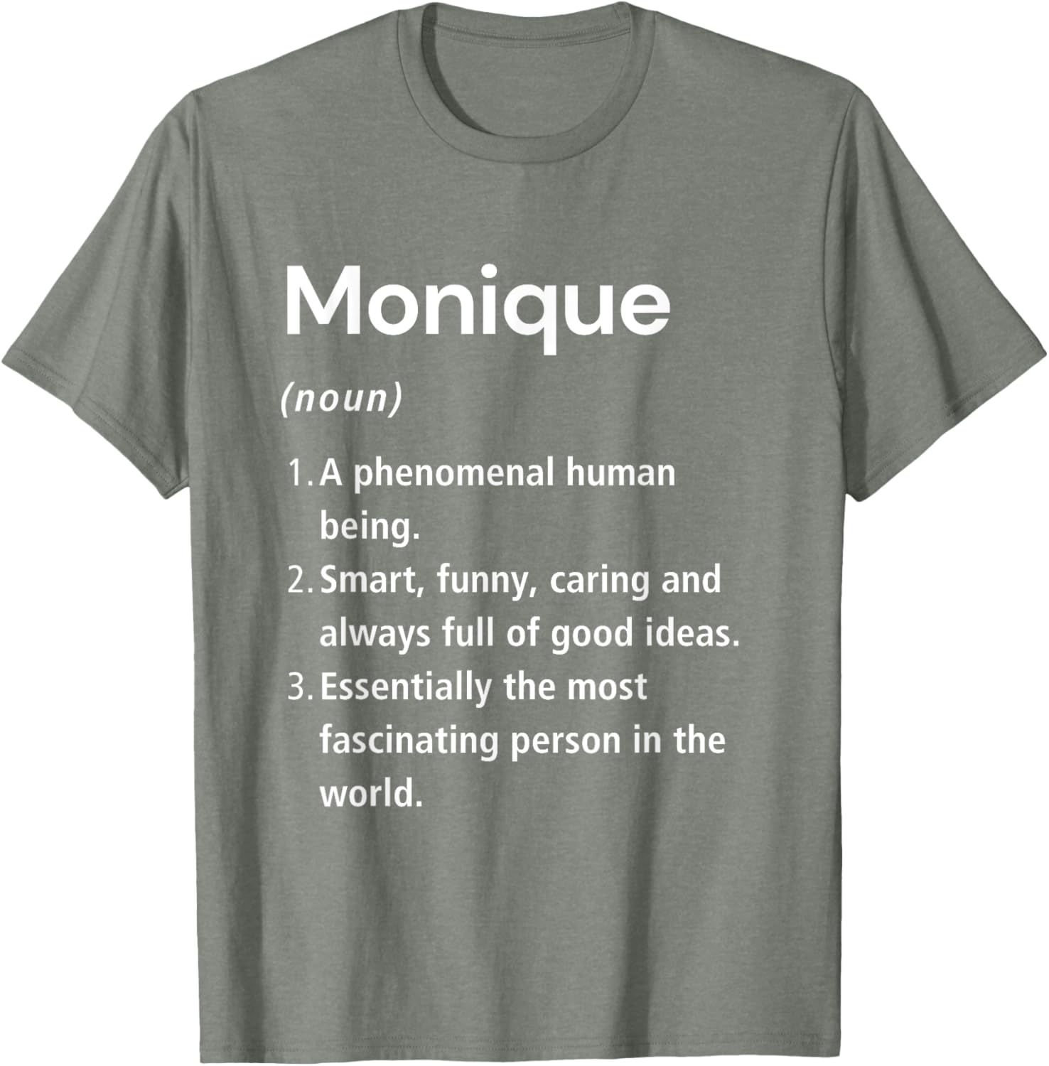 Funny Monique Name Definition T-Shirt for Unique Fashion Lovers - 21