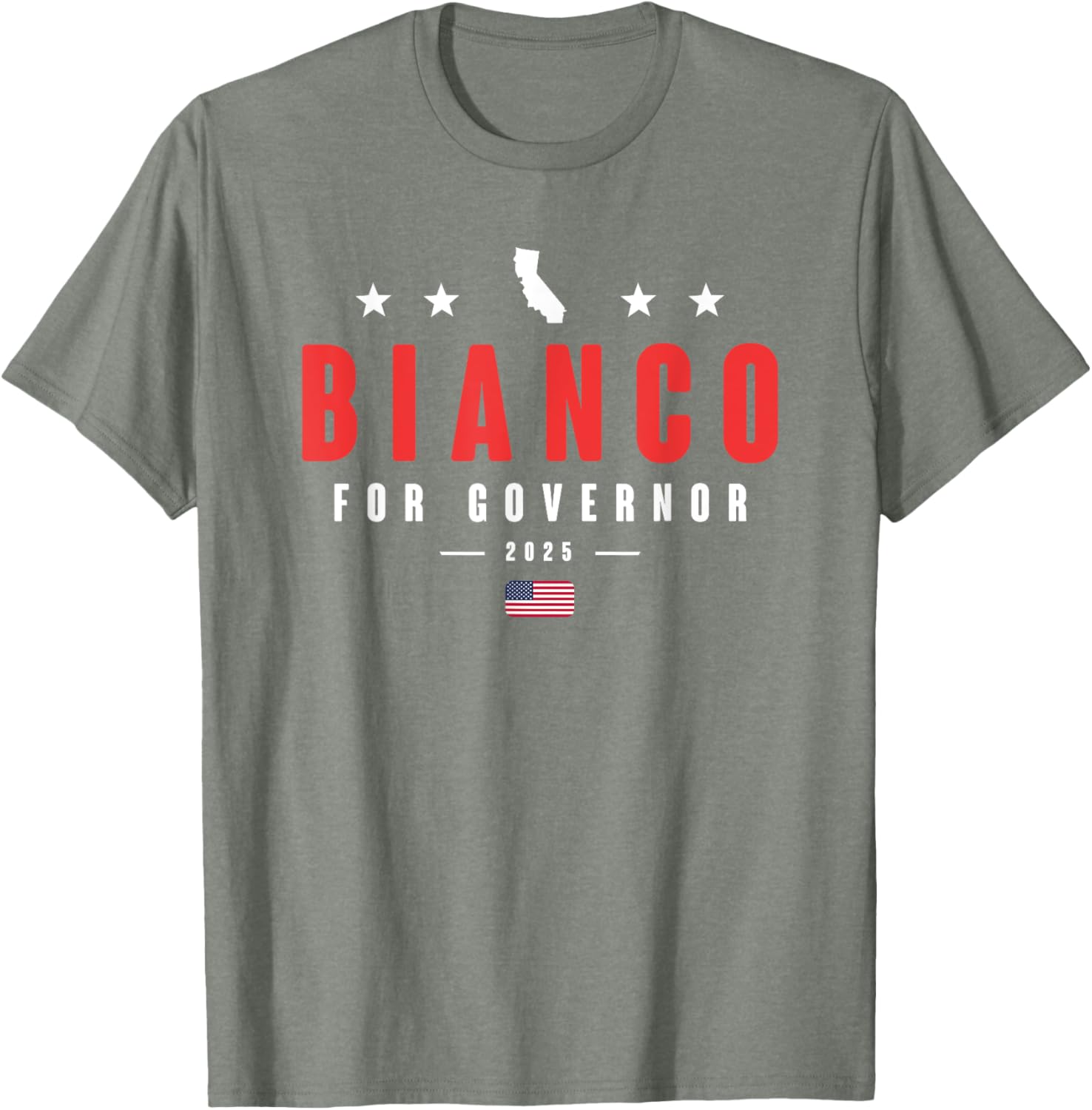 Bianco for Governor T-Shirt - Stylish Political Apparel for Supporters - 3