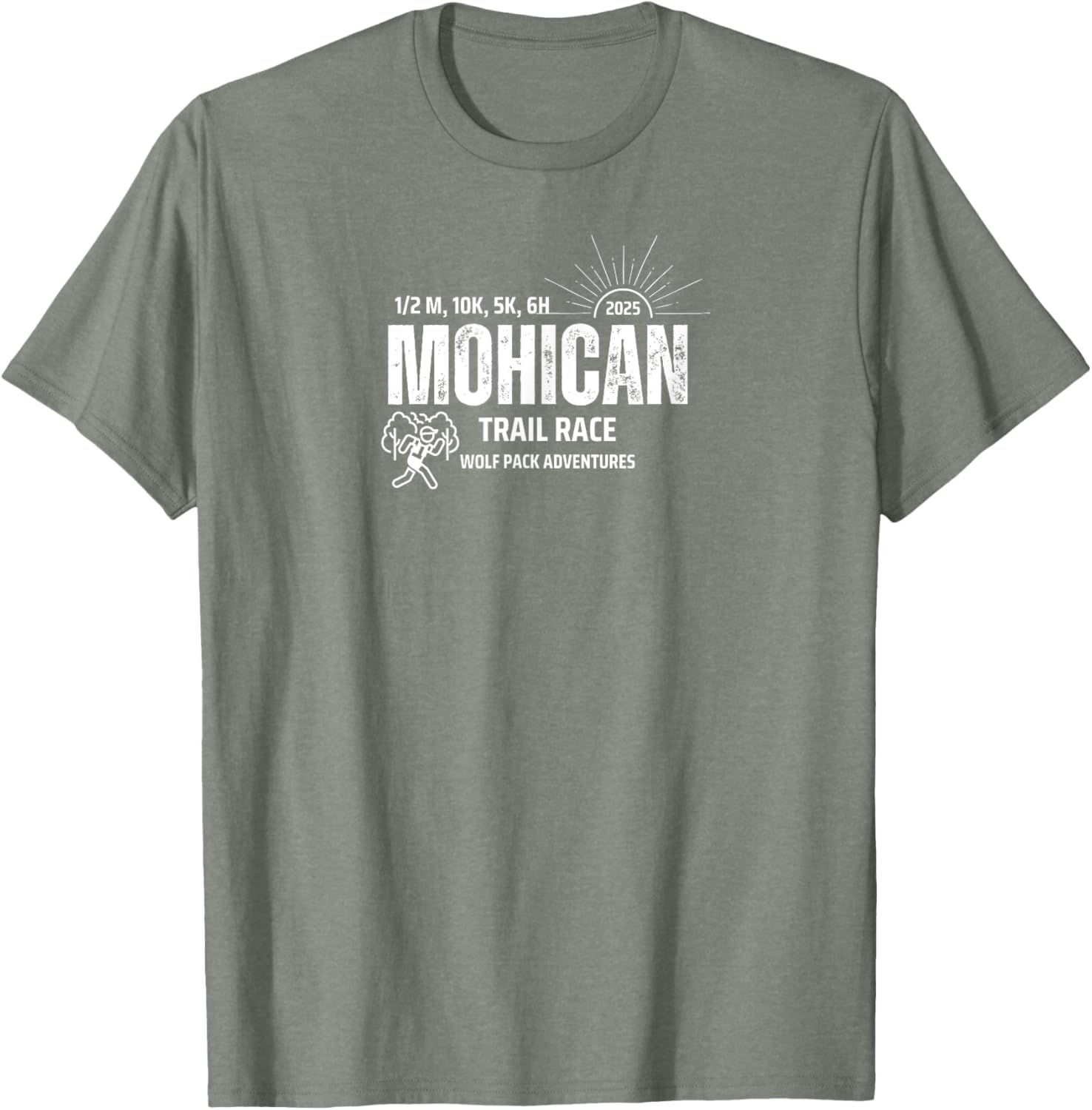 Mohican Trail Race T-Shirt for Outdoor Adventures and Running Gear - 8
