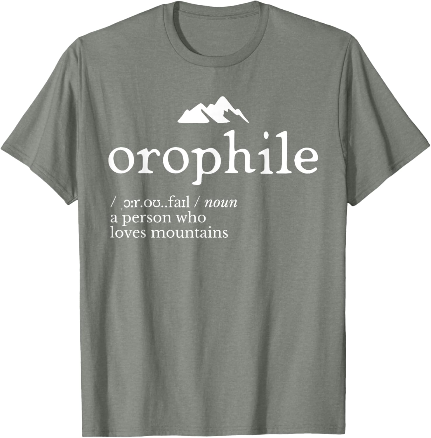 Orophile Definition T-Shirt for Language Lovers and Gift Seekers - 6