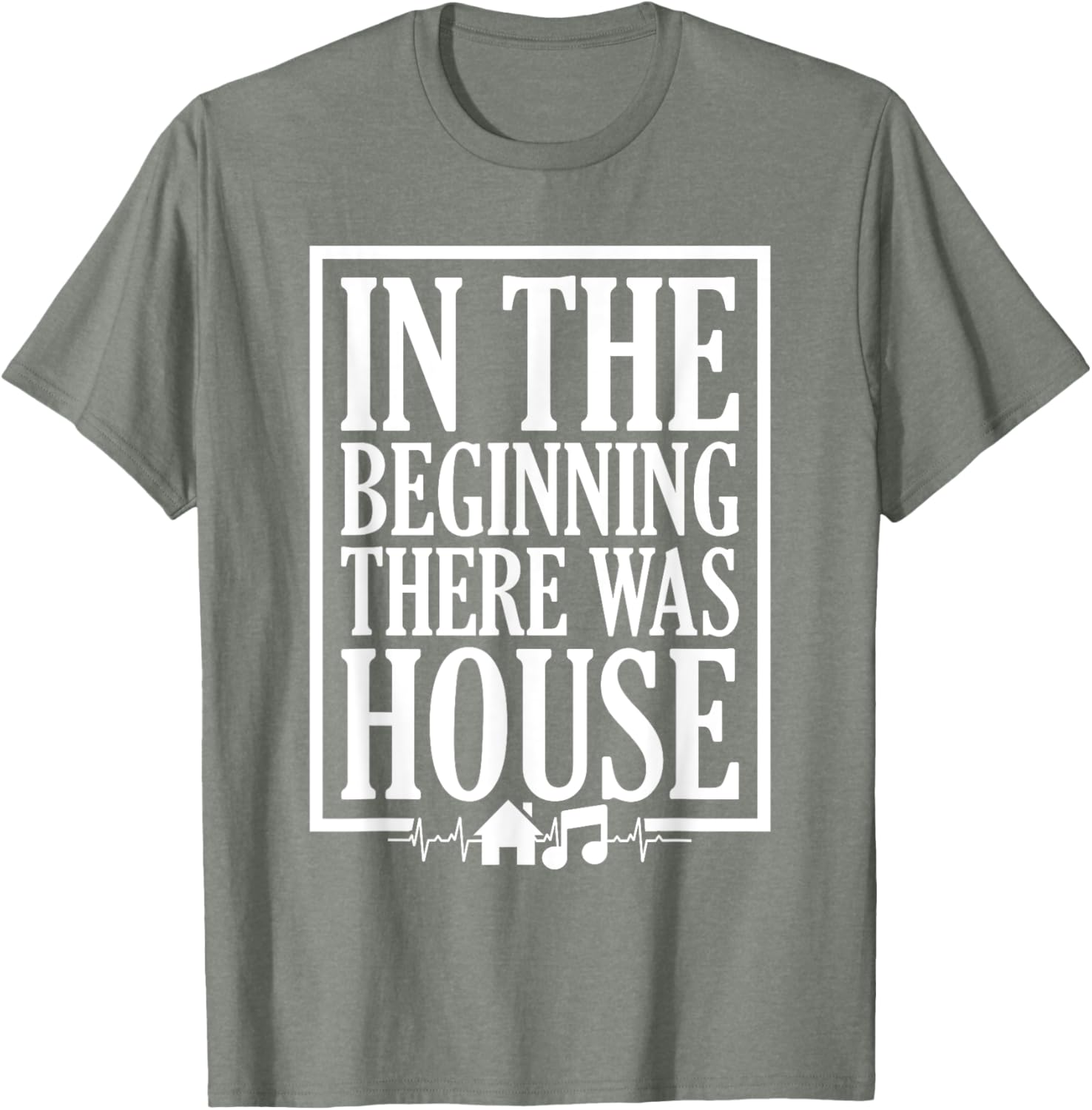 In The Beginning There Was House DJ T-Shirt for House Music Lovers - 3