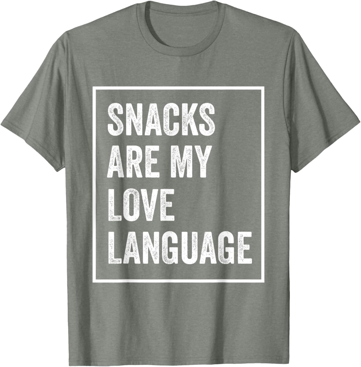 Funny Valentine's Day T-Shirt Snacks Are My Love Language Apparel - 19