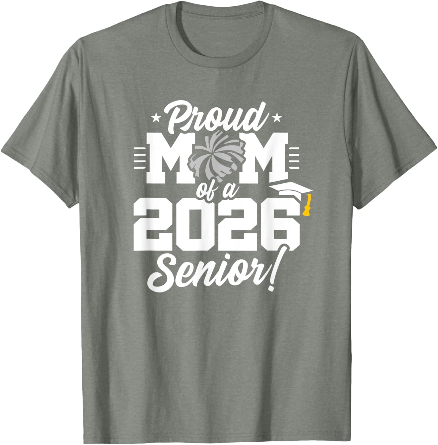 Class of 2026 Senior Cheerleader T-Shirt for Cheer Moms and Fans - 10